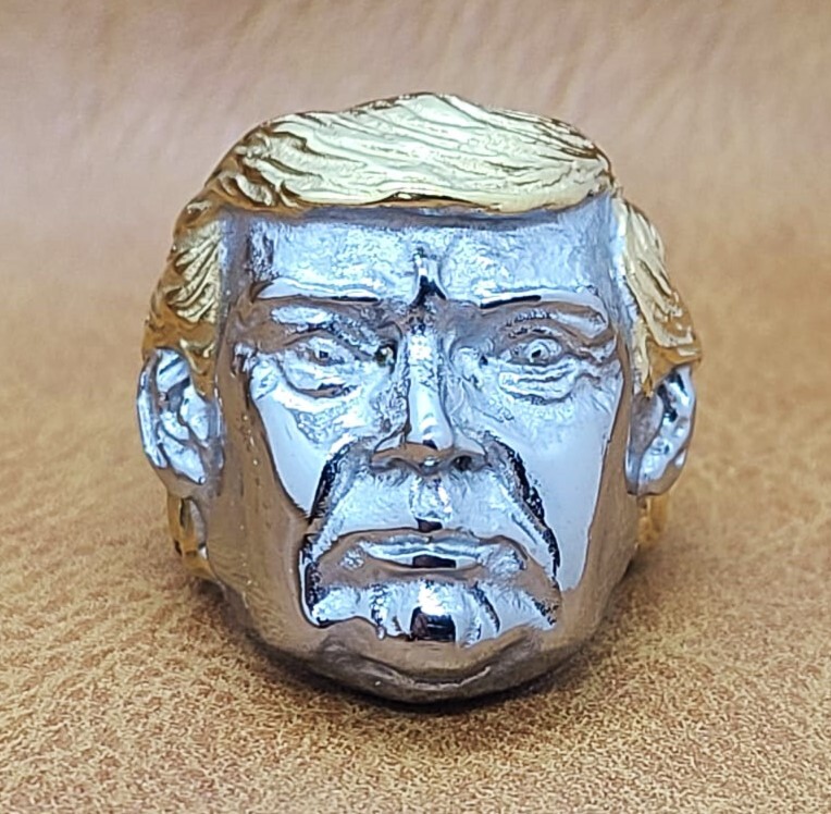 President Donald Trump Stainless Steel Ring Sizes 7 thru 15