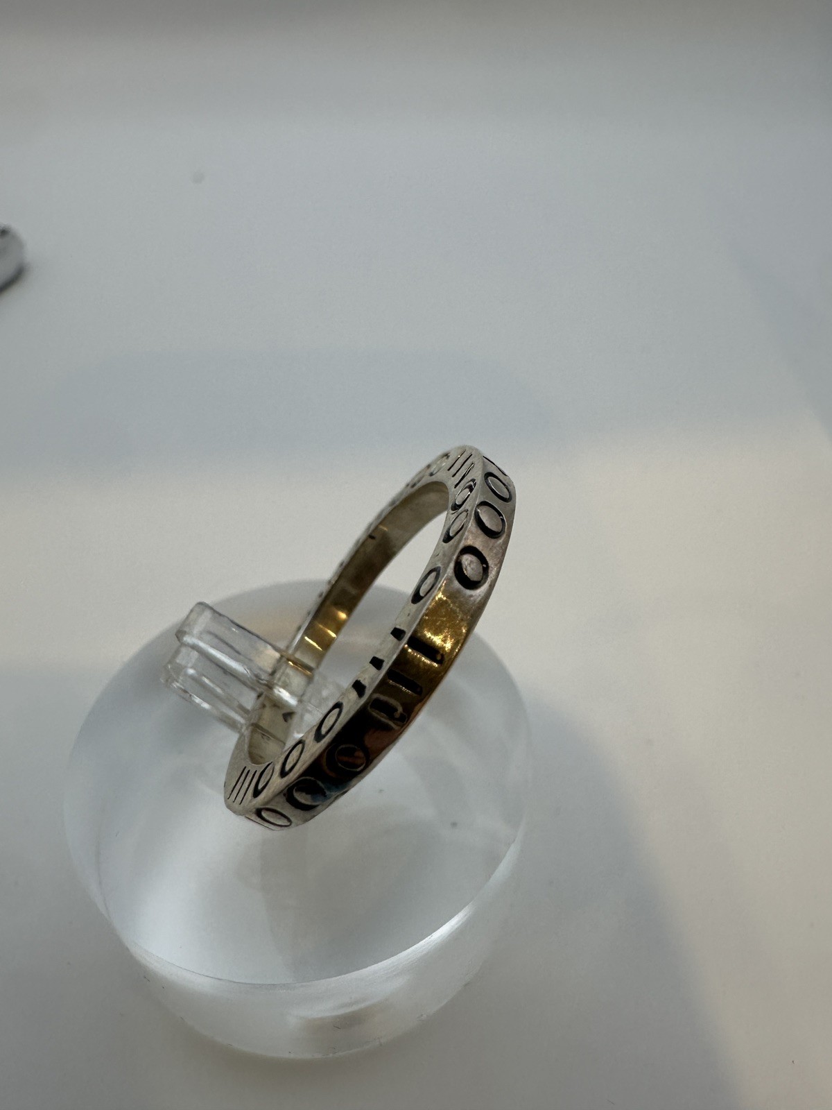 VTG Sterling Silver .925 Made in Mexico ” III OOO” ring 5.9grams, size 10.5