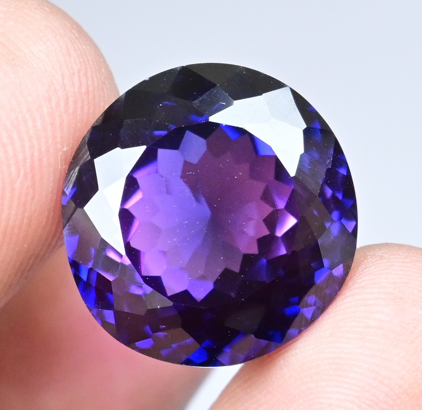 26.75 Ct Flawless Natural Purple Blue Tanzanite Certified Rare Loose Gemstone