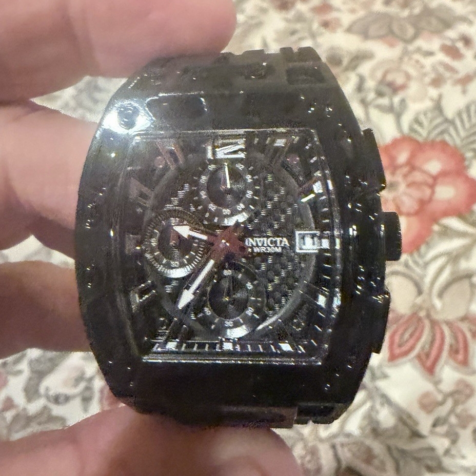 Invicta S1 Rally Men’s Quartz Chronograph Date Black Dial 54mm WR100m Watch