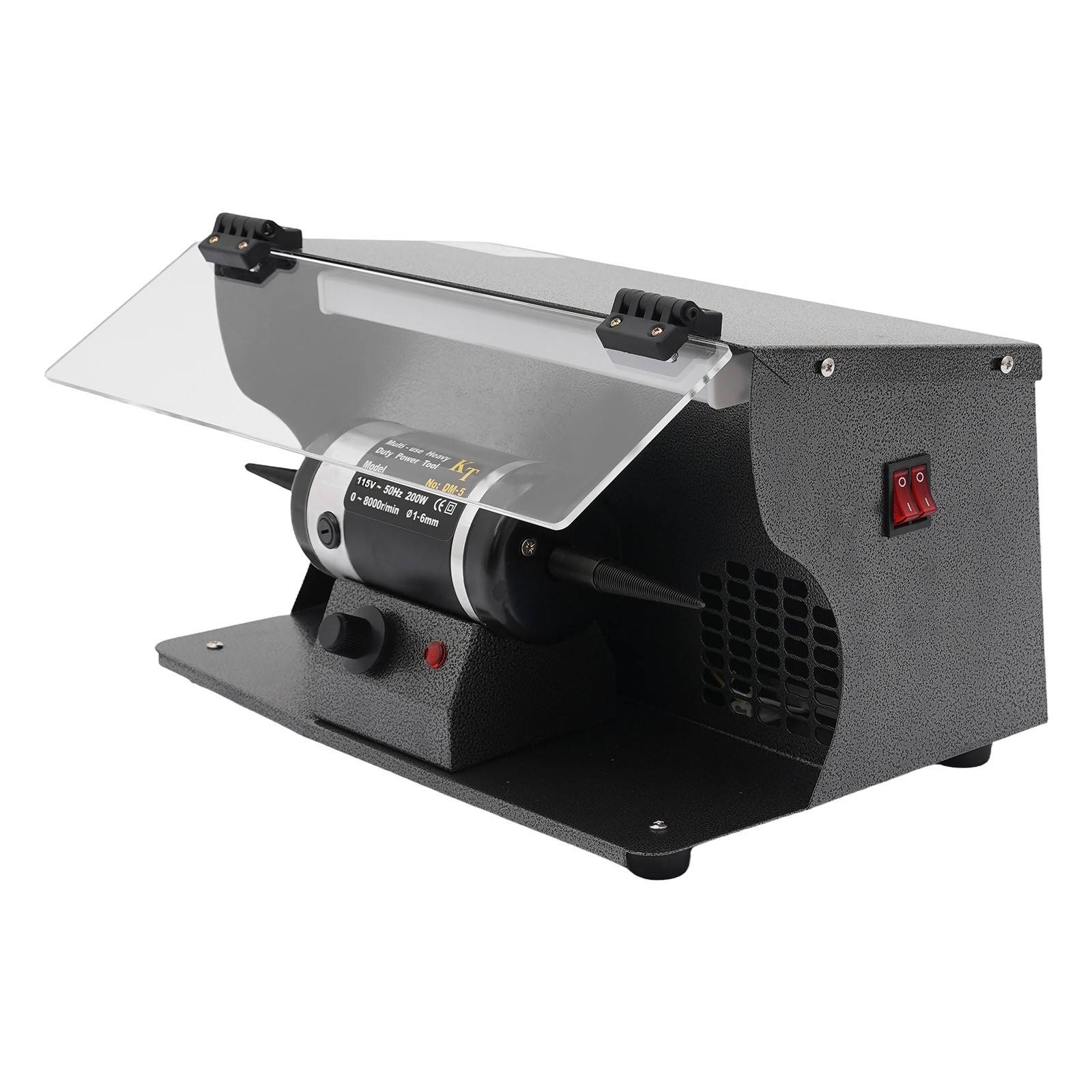 Polishing Machine with Dust Collector, Variable Speed Bench Polishing Grinder