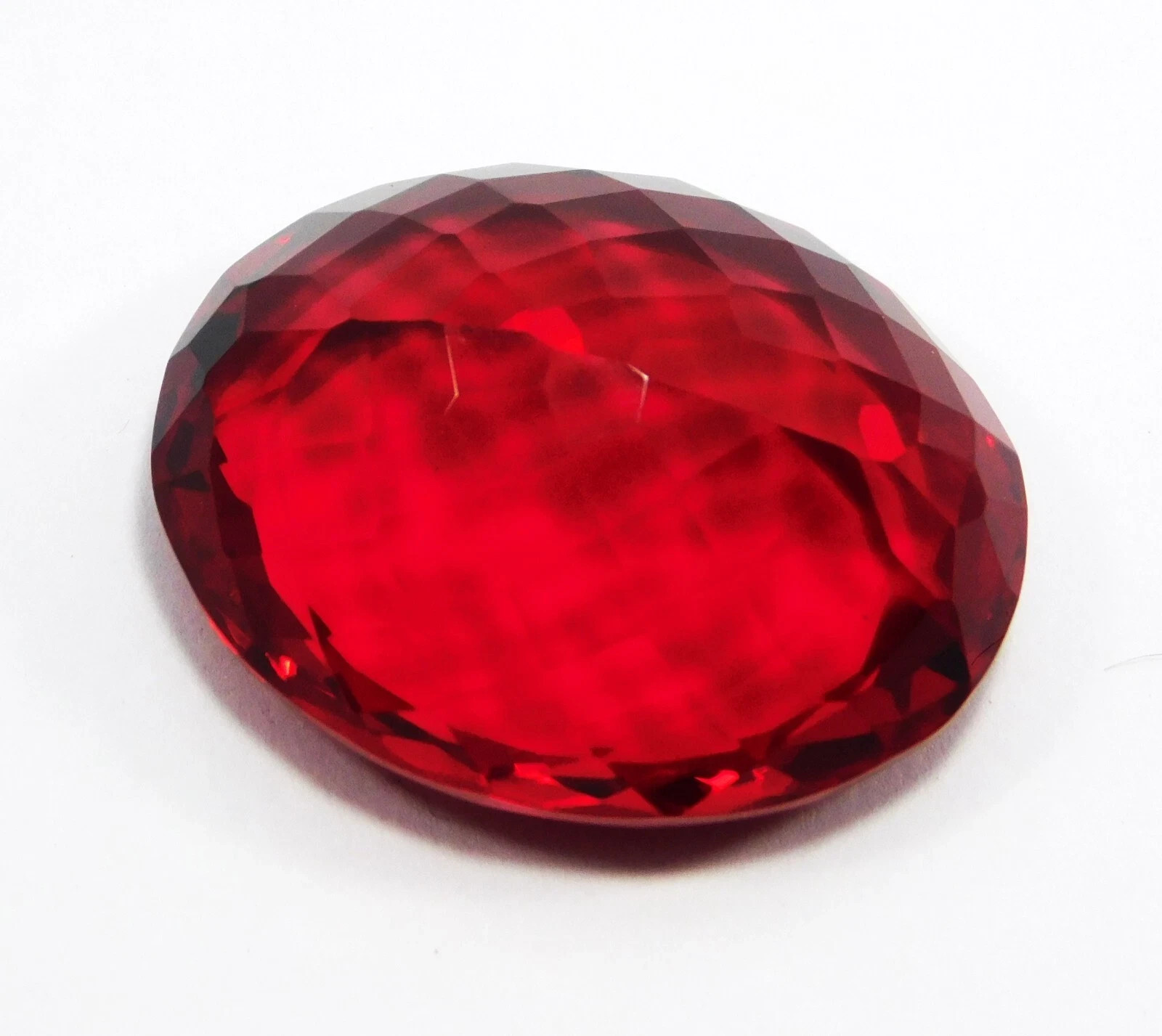 Natural 58.85 27 mmCt Brazilian Red Topaz Oval Cut Loose Gemstone EGL Certified