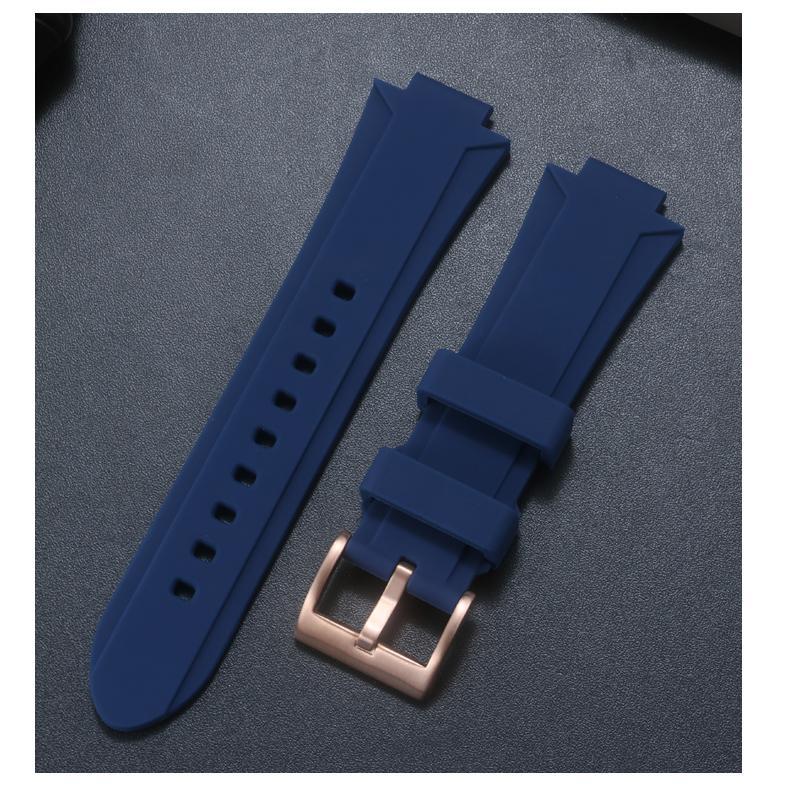24x11mm 24x12mm Rubber Watch Strap Band for Oris Aquis Silicone Replacement