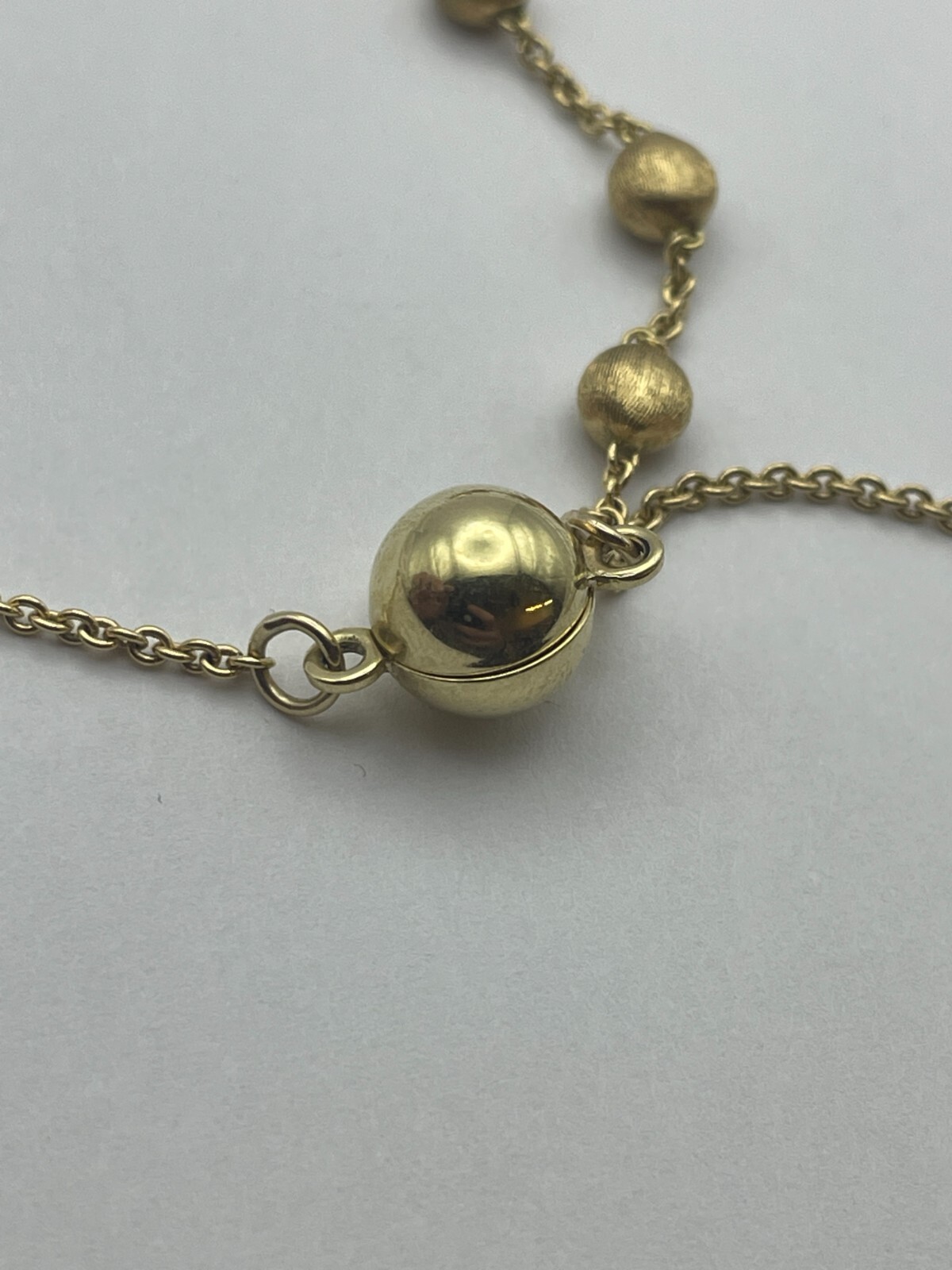 Marco Bicego, 18k Yellow Gold Necklace, Aquamarine + Citrine, 20.5 in, Italy