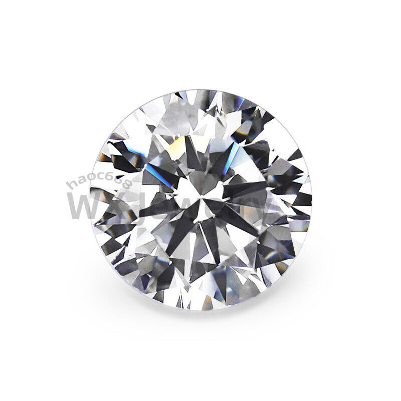 15~100mm Round White Loose CZ Stone Cubic Zirconia AAAAA Gemstone Large size