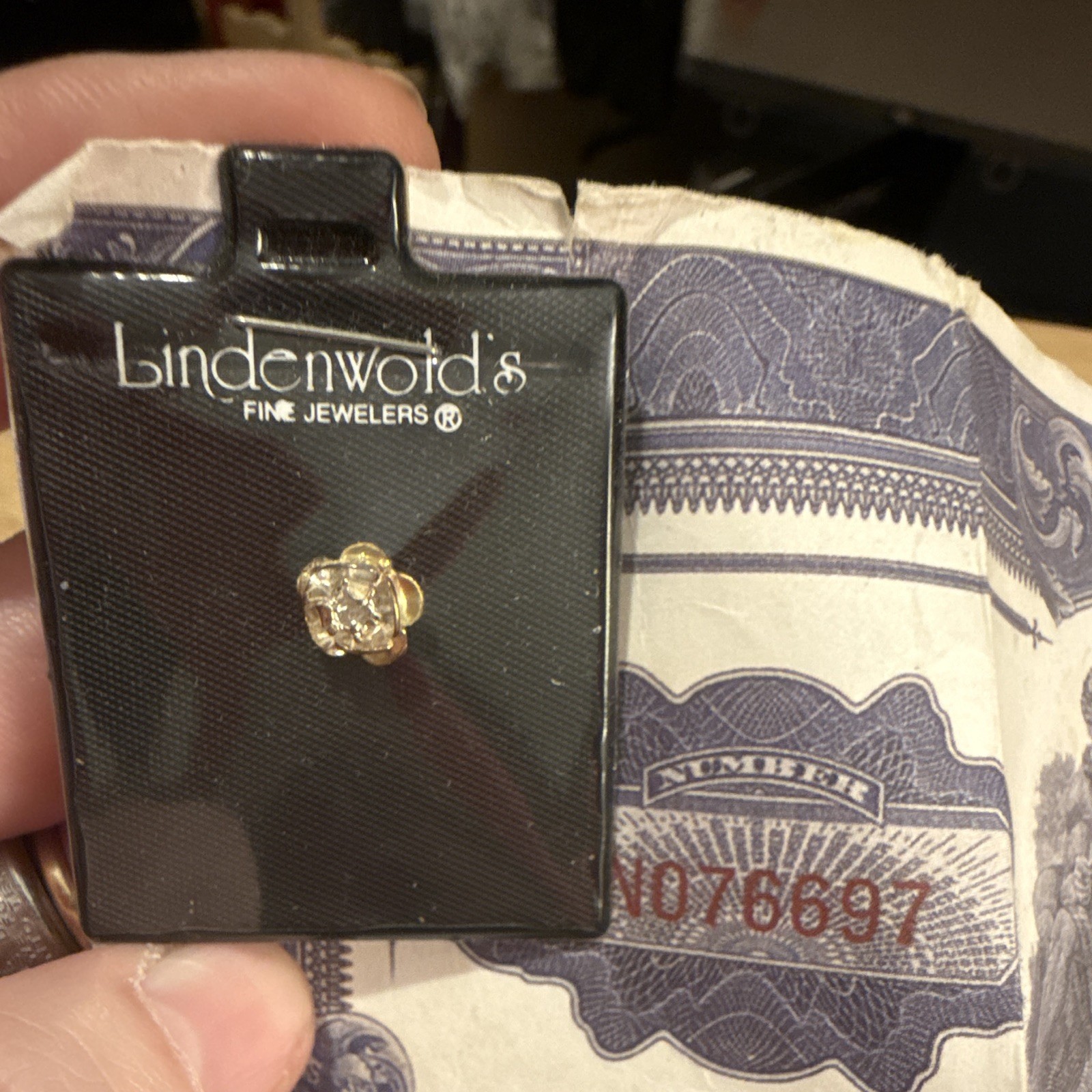 Lindenwold Natural Round Cut Loose Diamond 2.00 ctw w/ COA Vintage N076697