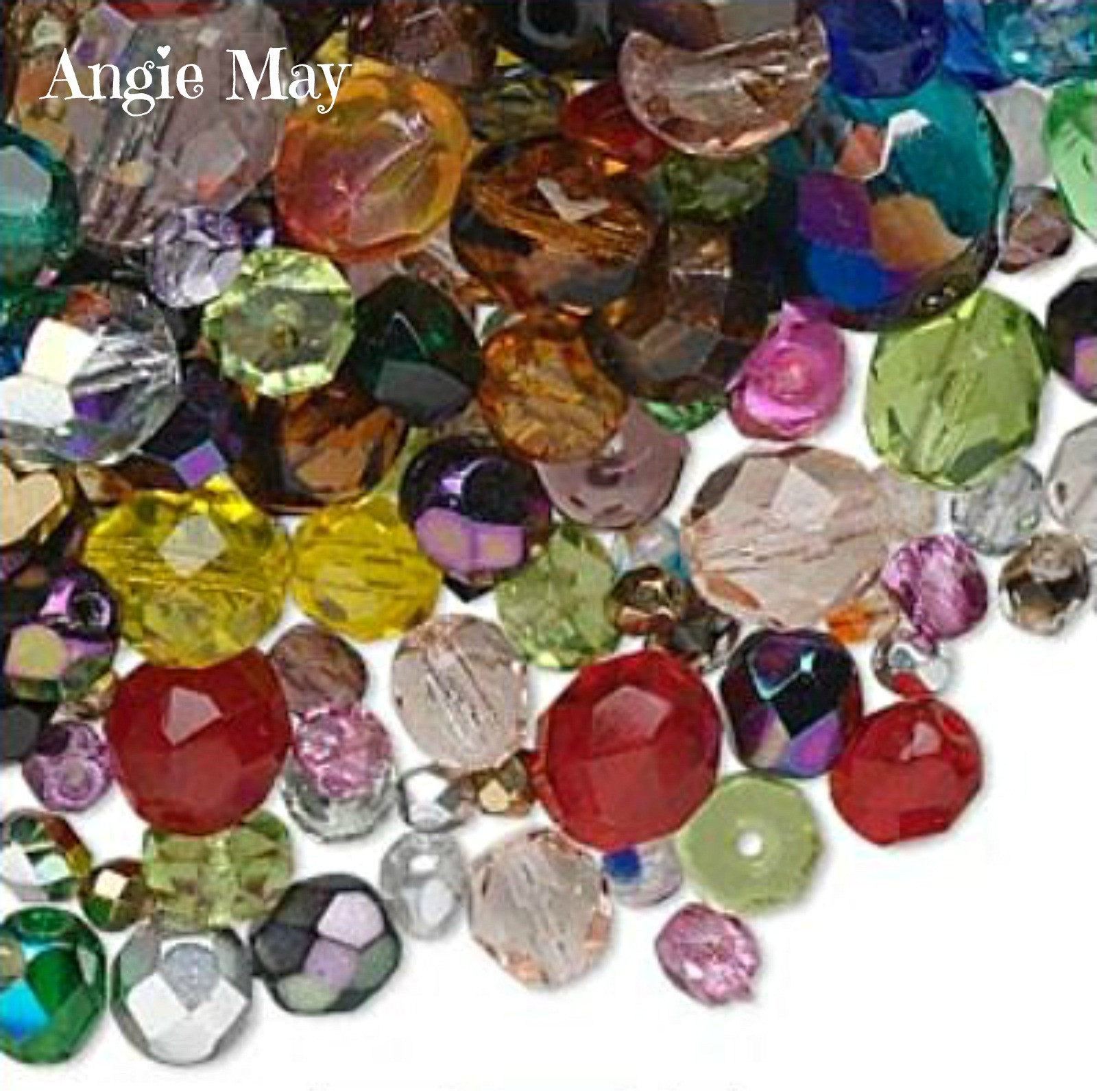 Big Wholesale! 1/2 Lb Czech Fire Polished Glass Beads