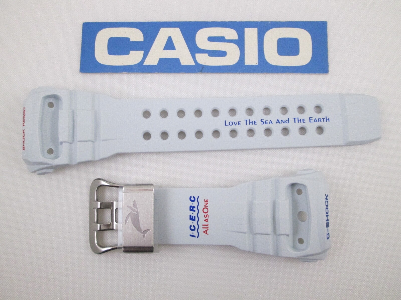 G-Shock Gulfmaster I.C.E.R.C GWN-Q1000 GWNQ1000K snow white resin watch band
