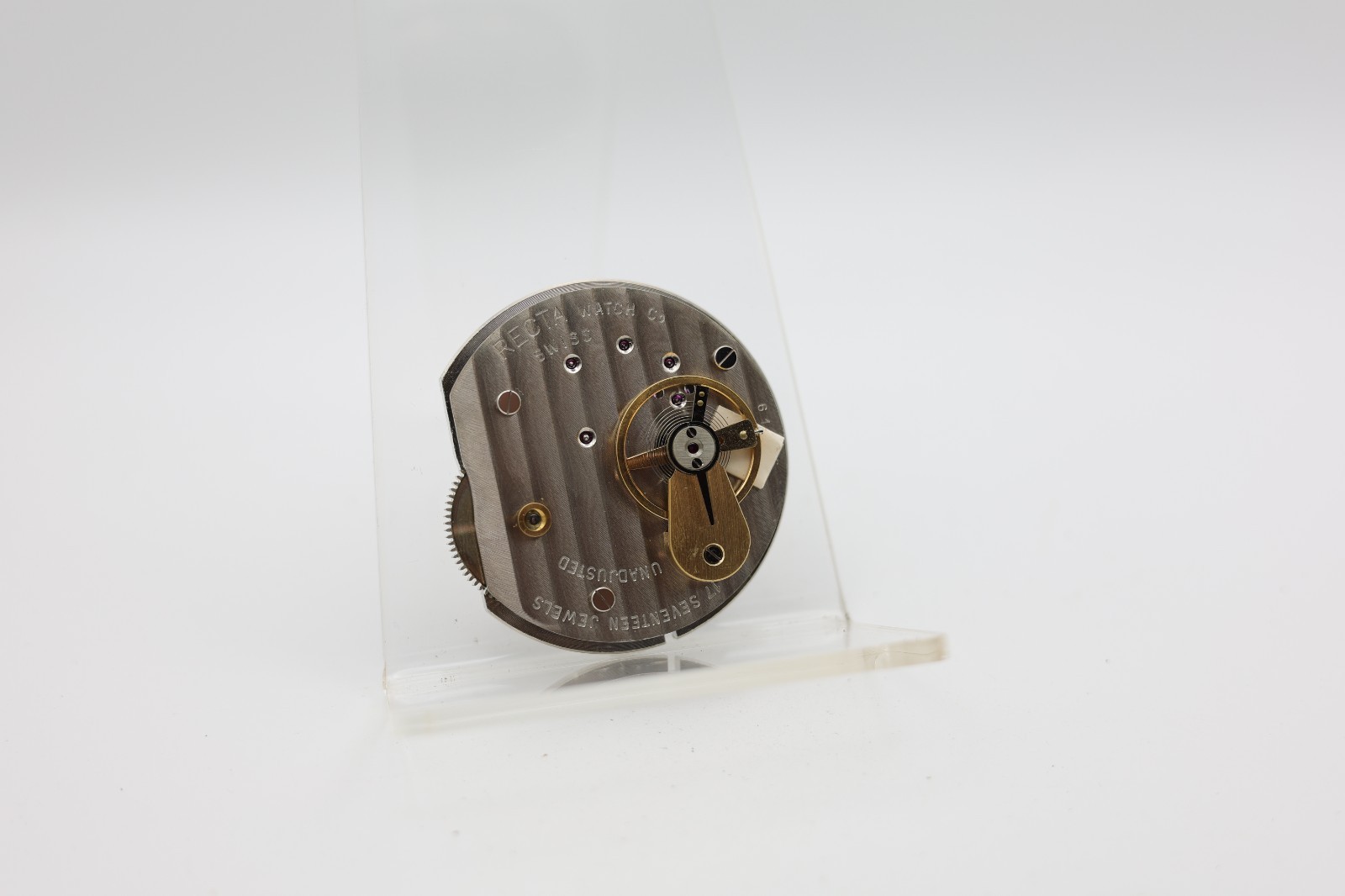 RECTA 17j NOS NEW OLD STOCK POCKET WATCH MOVEMENT CAL. BEM2A, 45.6mm (CE)