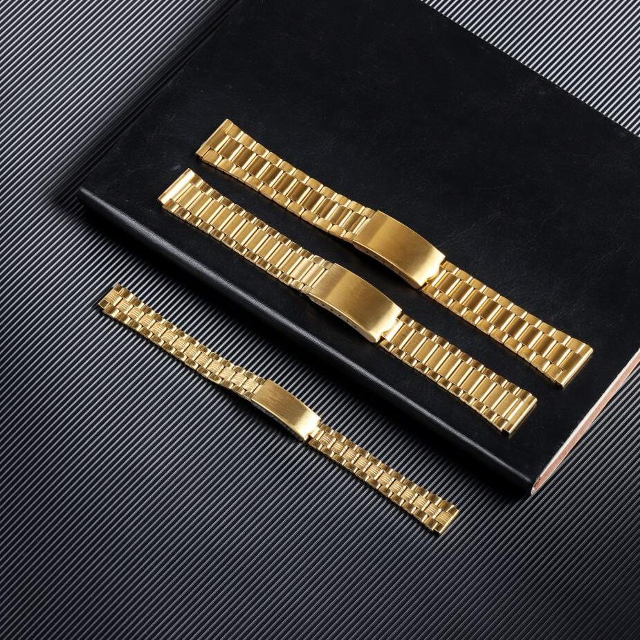 High quality stainless steel watch band strap metal accessories 12 14 18 20mm