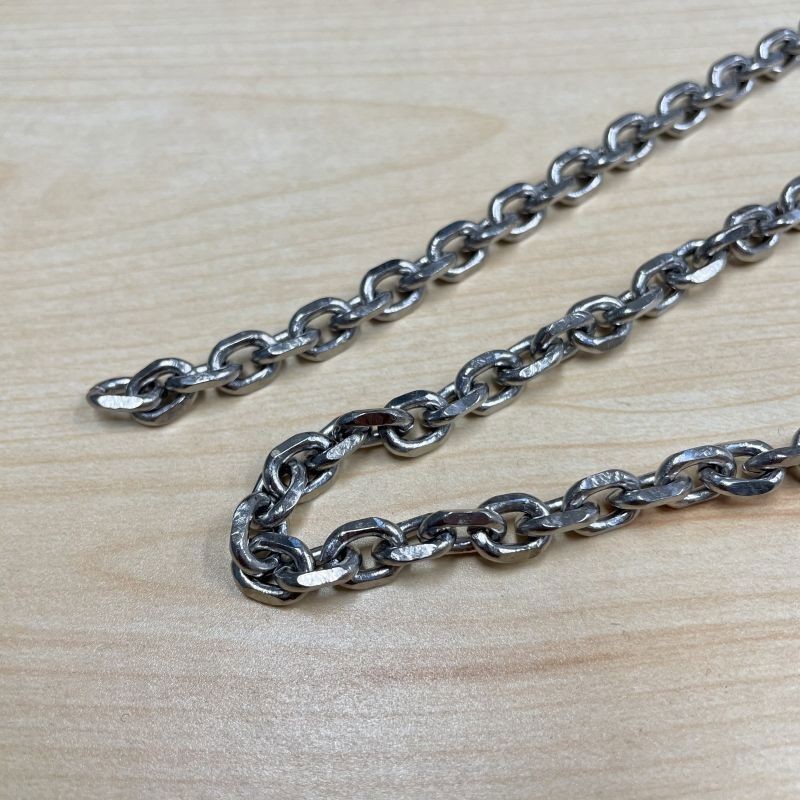 7mm TA1 Pure Titanium Necklace Ice Crystal Titanium Angle Chain Anti Allergic