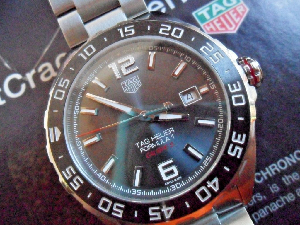 LN S/S Men’s TAG Heuer Formula 1 Calibre 5 200M Swiss Automatic Watch WAZ2011