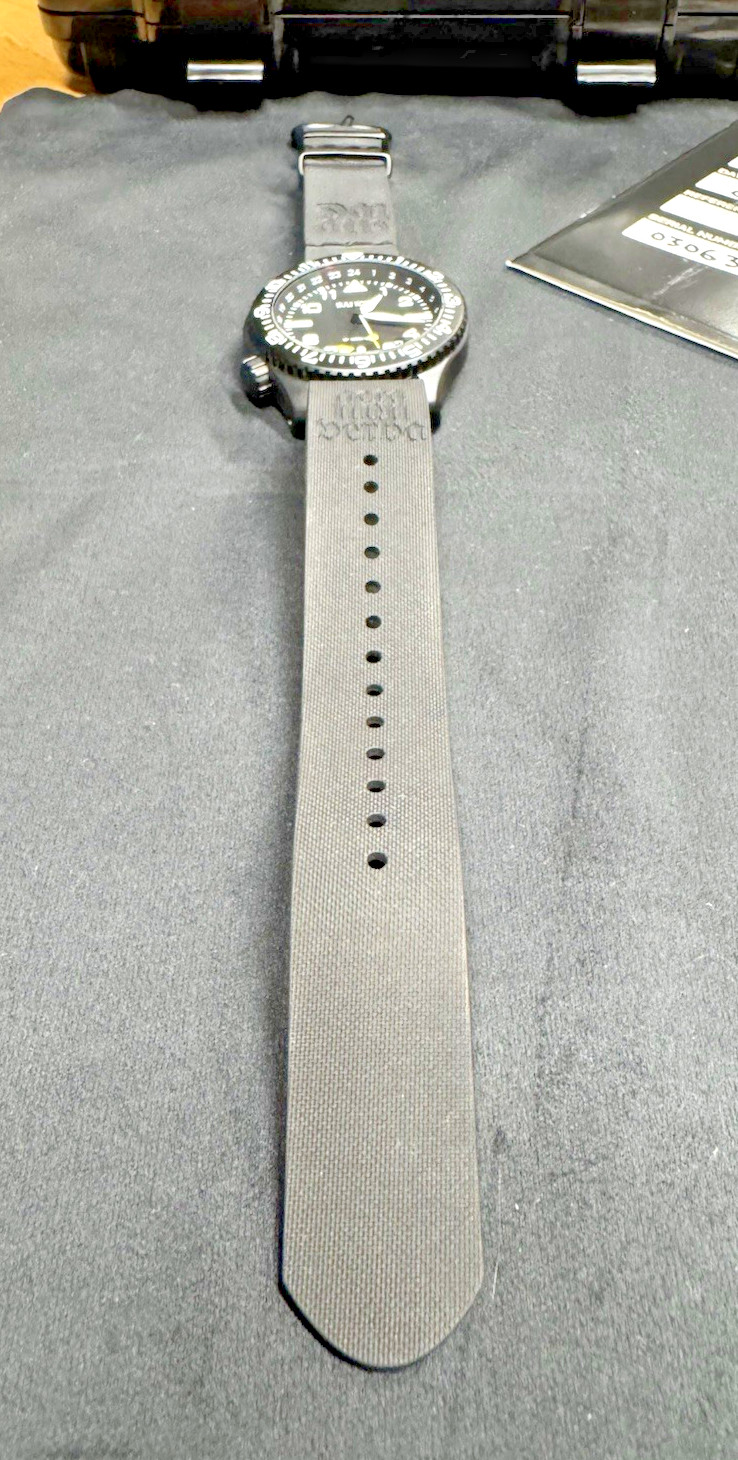 Sangin Kinetic II DLC Watch w/ Rare AWWC Decon Strap | Serviced 2026 | SoCal