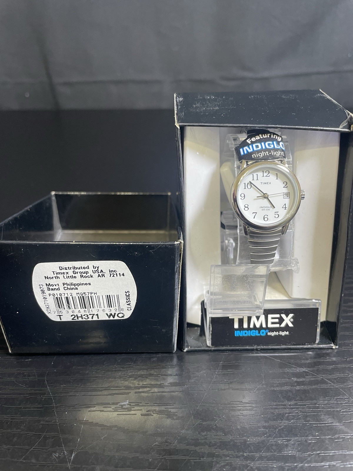 Timex Easy Reader T2H371 Women’s Indiglo Date Watch Box Not Running