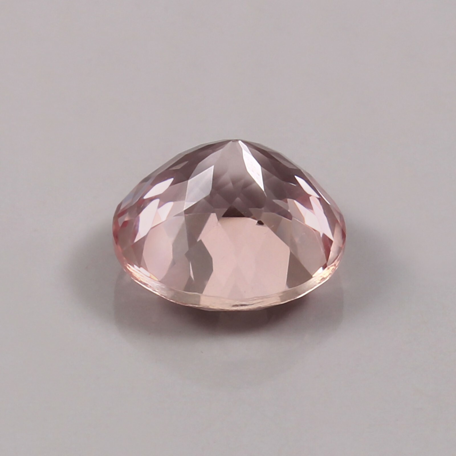 11×11 MM Natural Flawless Mozambique Pink Morganite Round Cut Loose Gemstone