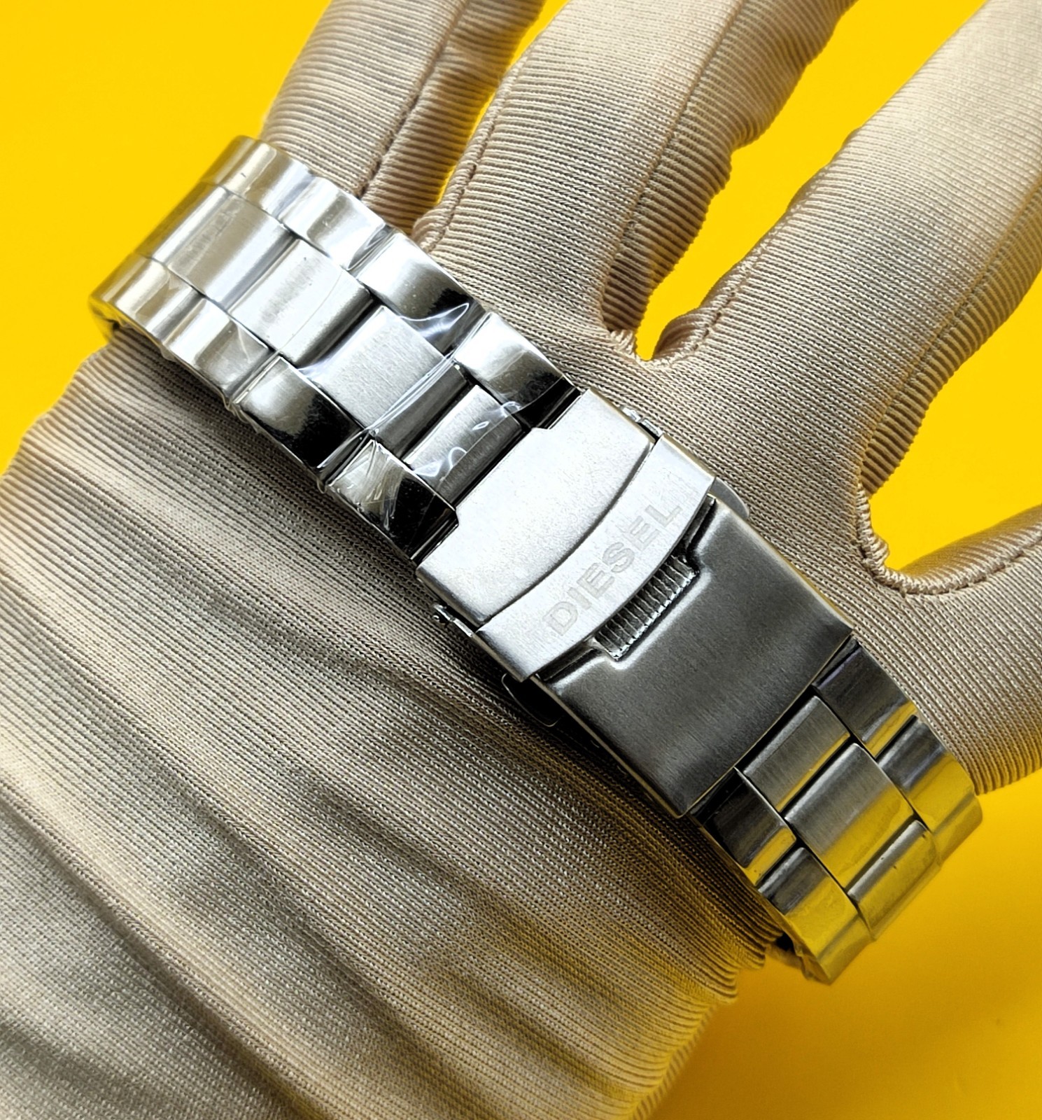 Premium Diesel Only The Brave 3 Bar Dual Time Refurbished Men’s Wrist Watch