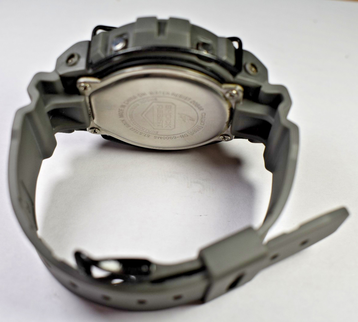 MODIFIED Casio G-Shock DW-6900MS (1289) Gray Men’s Watch NEW BATTERY!