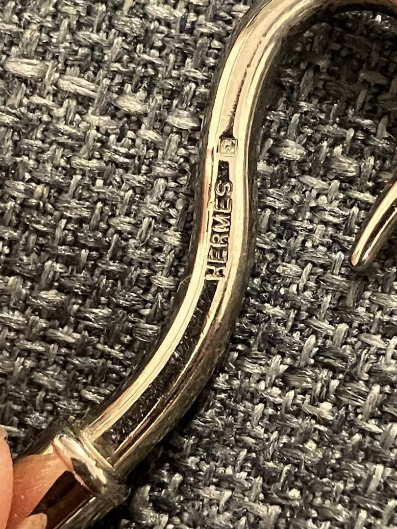 HERMES Jumbo Bracelet 2 Piece Set Gold Silver Hardware