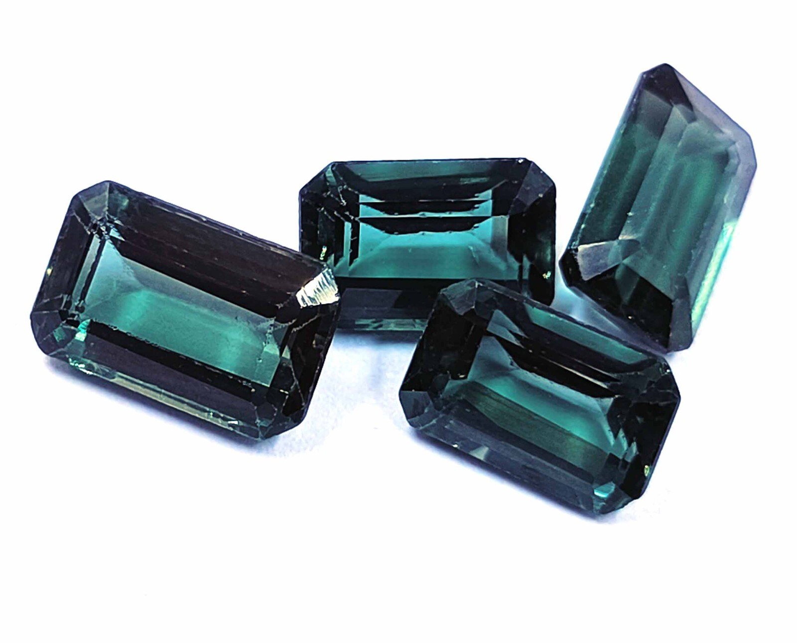 IGL Alexandrite Natural 12x8mm LOT Russian Color Changing Emerald Cut Loose 4N