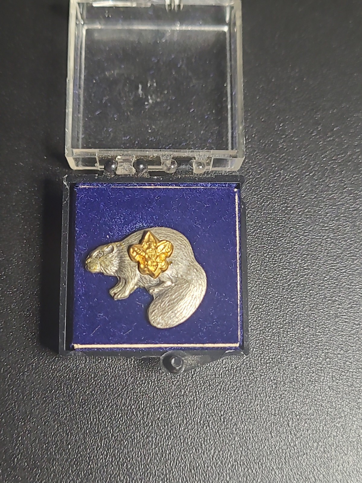 Boy Scout / Scouts BSA Silver Beaver Award Pin, Sterling Silver