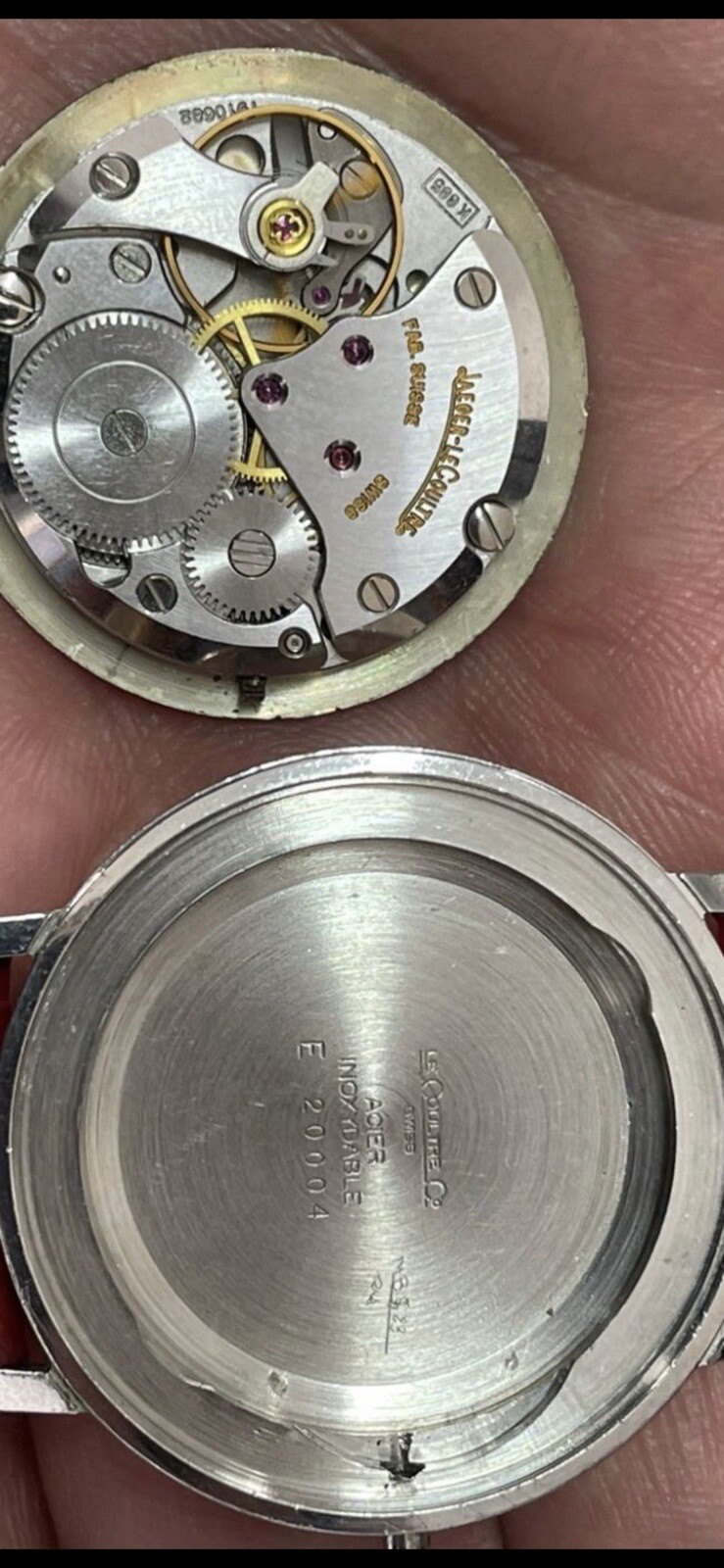 Jaeger Le Coultre Watch E20004 Manual Cal.K885 Mens 34mm Swiss Made