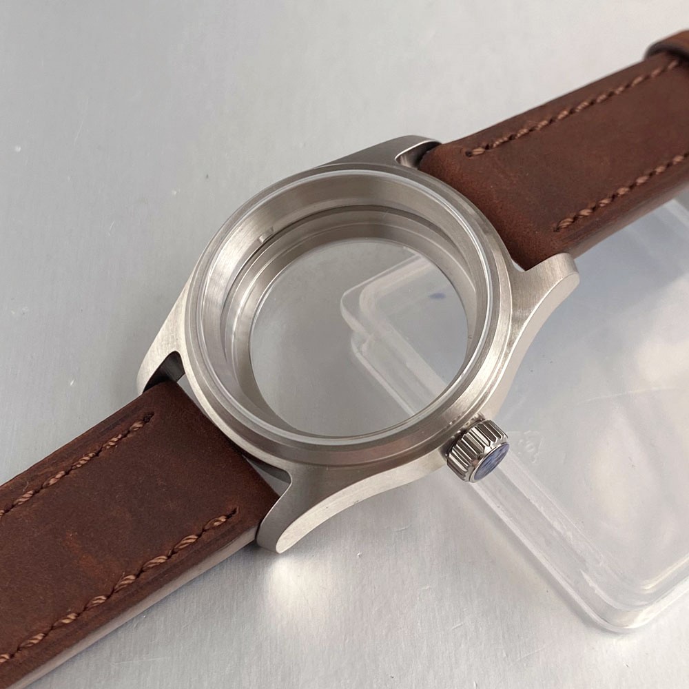200M Diver 36mm 39mm Steel Pilot Watch Case 20ATM Sapphire Fit NH35 NH34 GMT PT