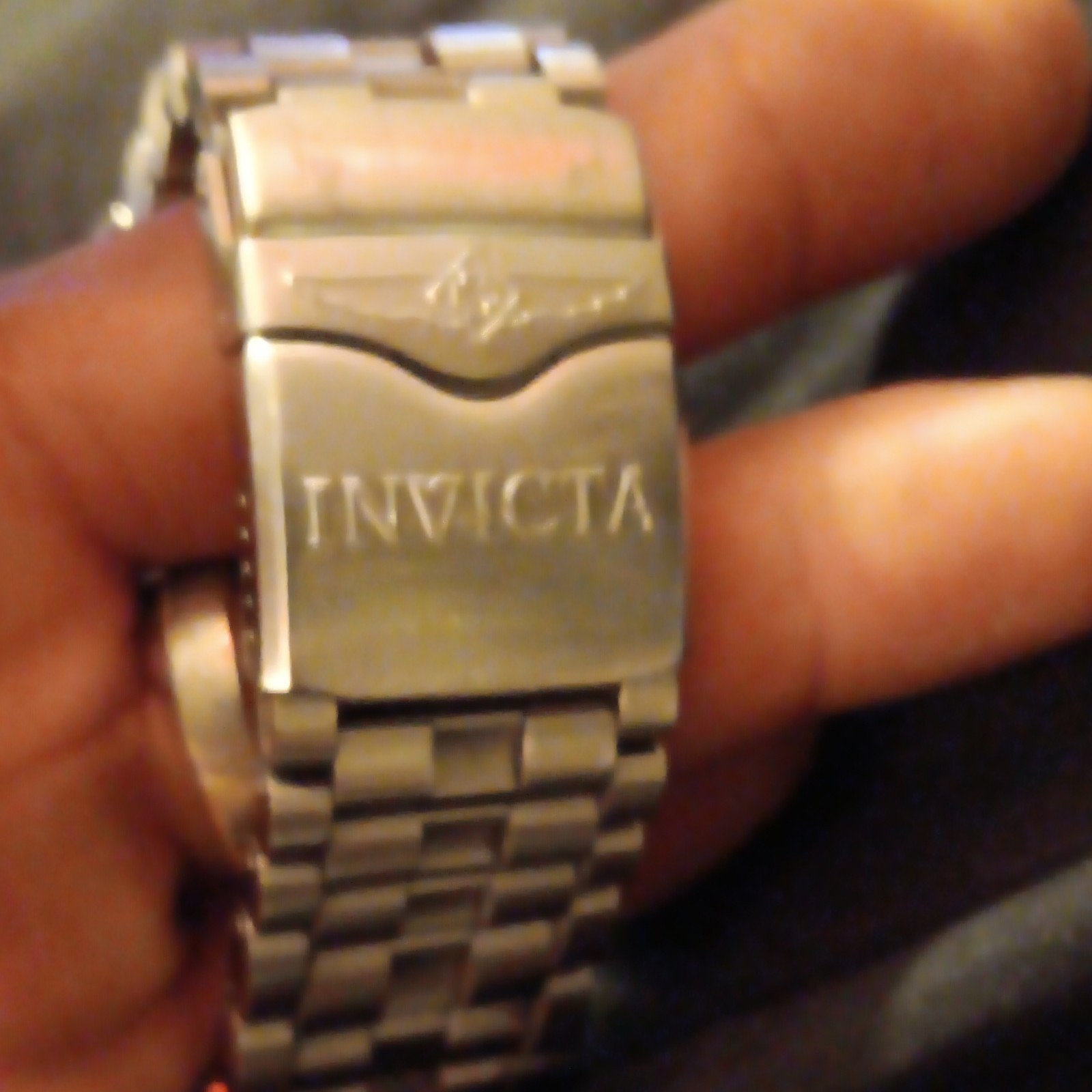 Invicta Zeus Bolt Chronograph Men’s Quartz Diver 200m Black Dial Steel Bracelet