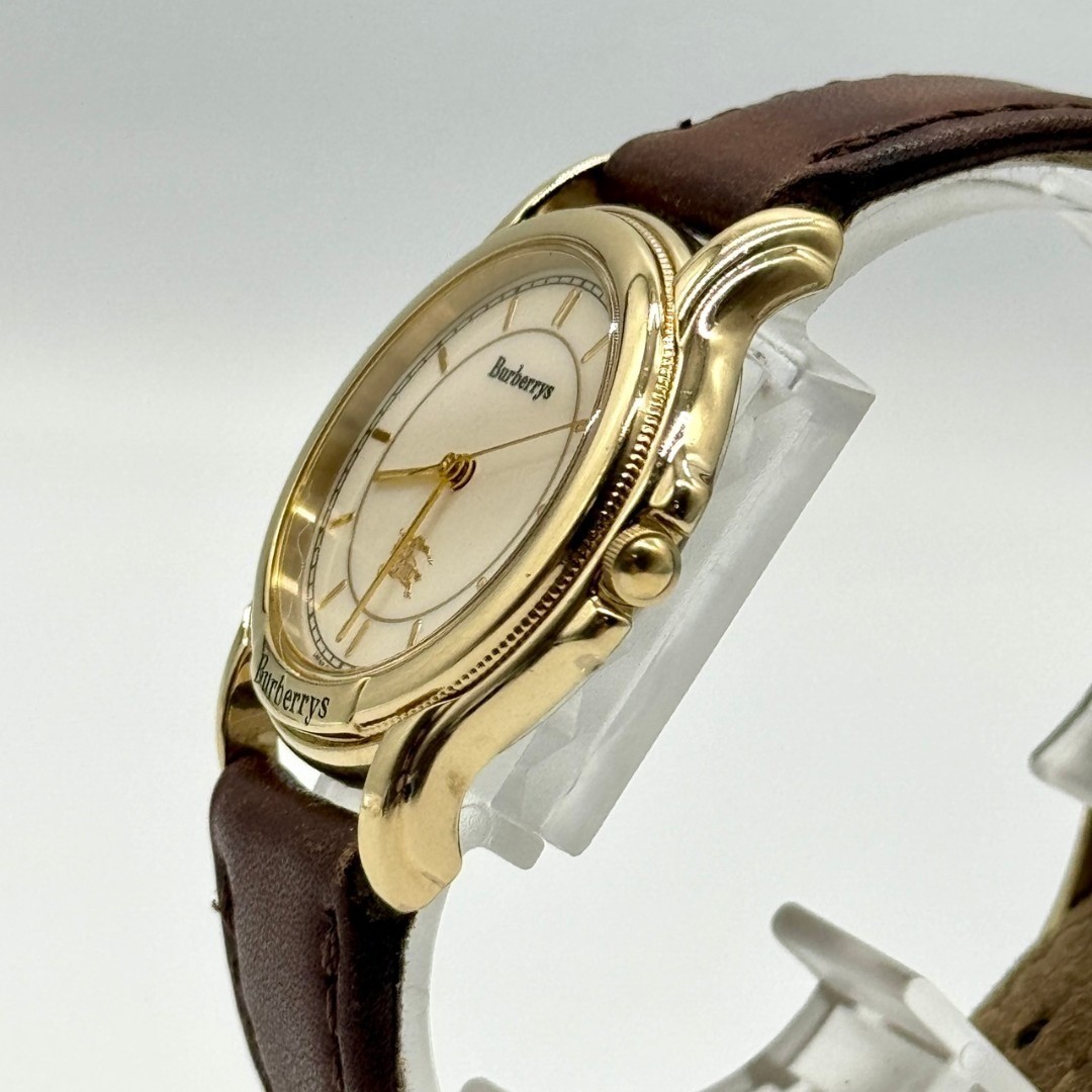 Burberry watch ivory dial quartz three hands 5530 F52304