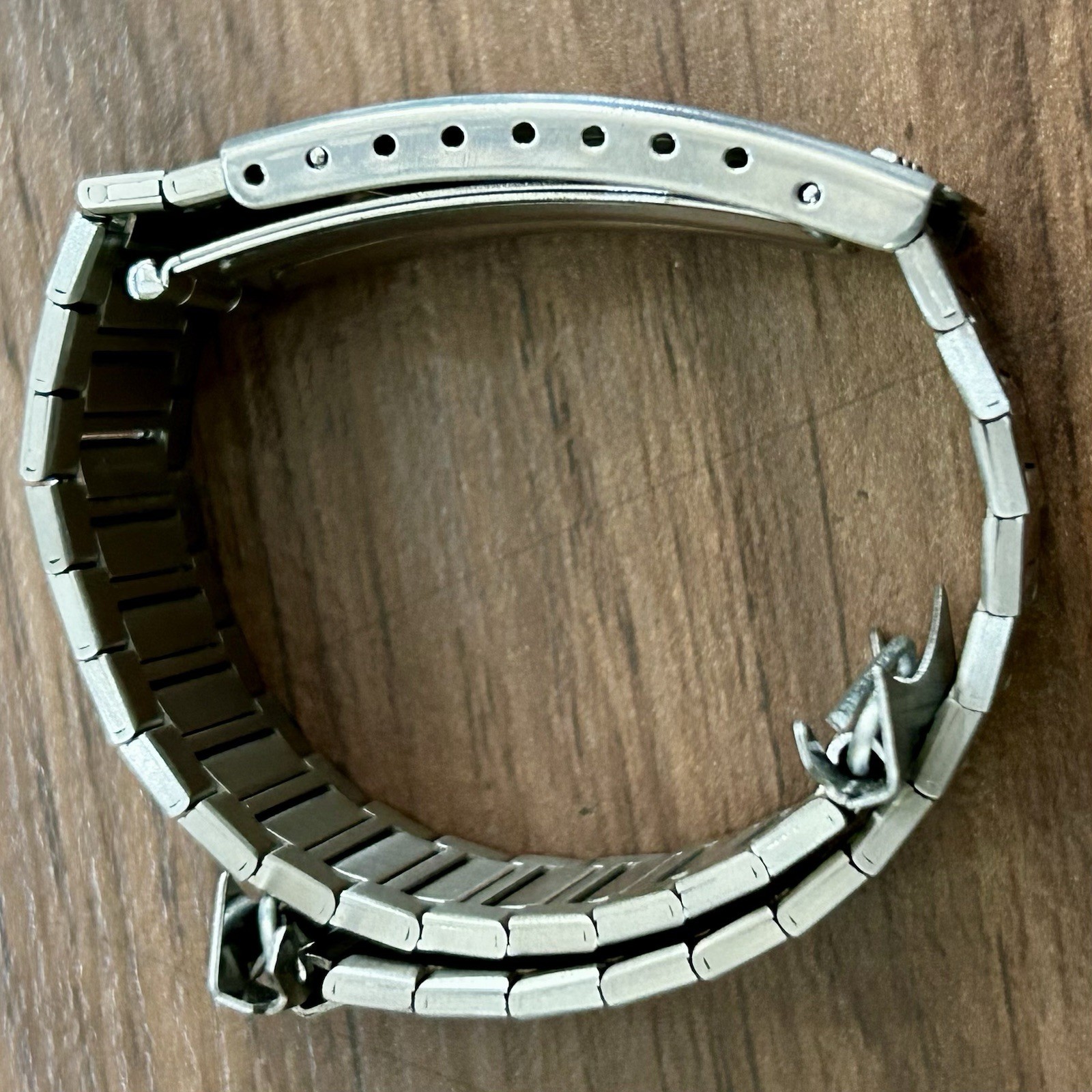 Original NOS Vintage 19mm Fortis Watch Bracelet Band Fits Up To 8” Wrist