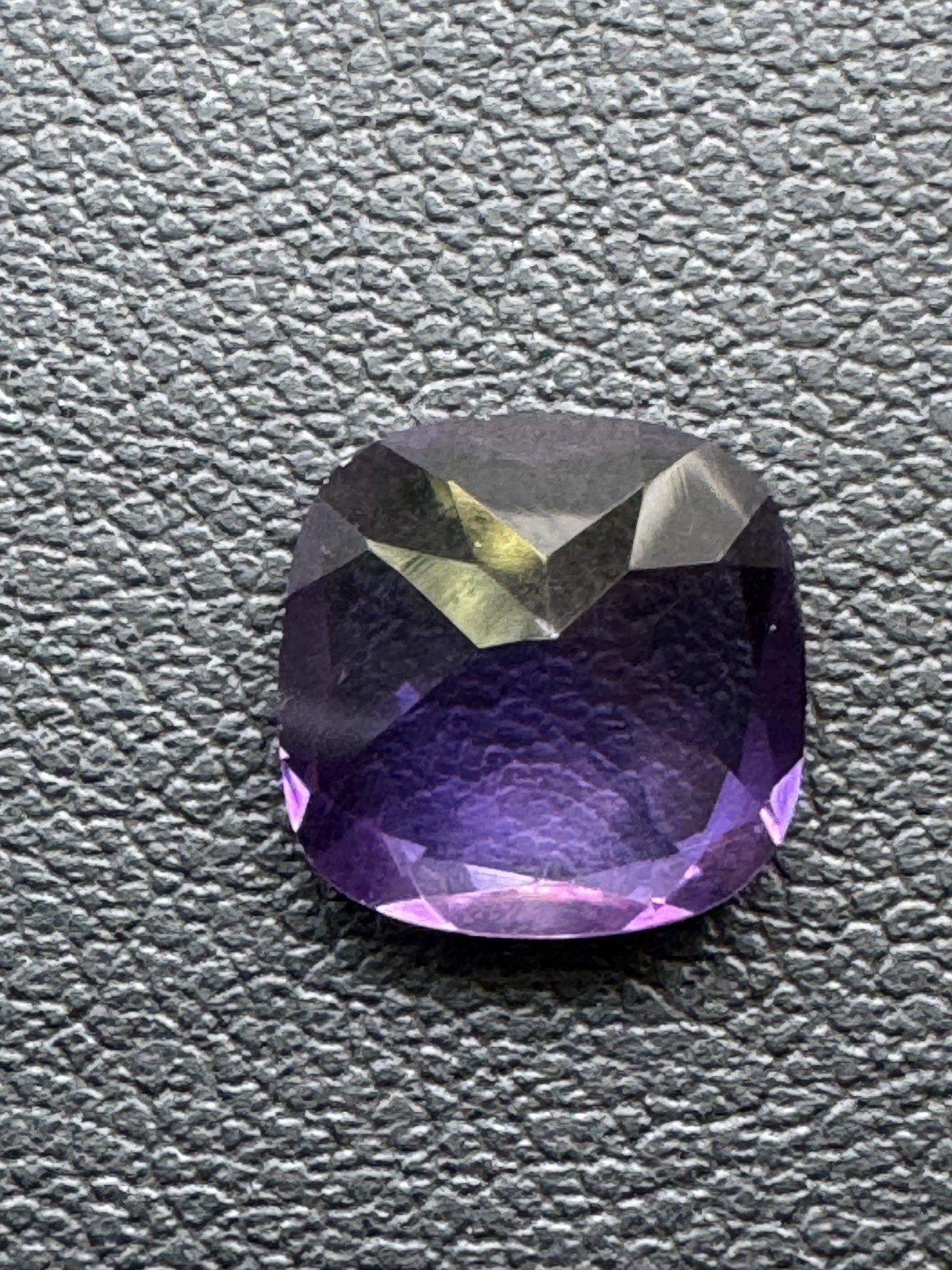 Rich Purple URUGUAYAN AMETHYST. Antique Cushion, Eye Clean. 9 mm, 6.26 Carats.
