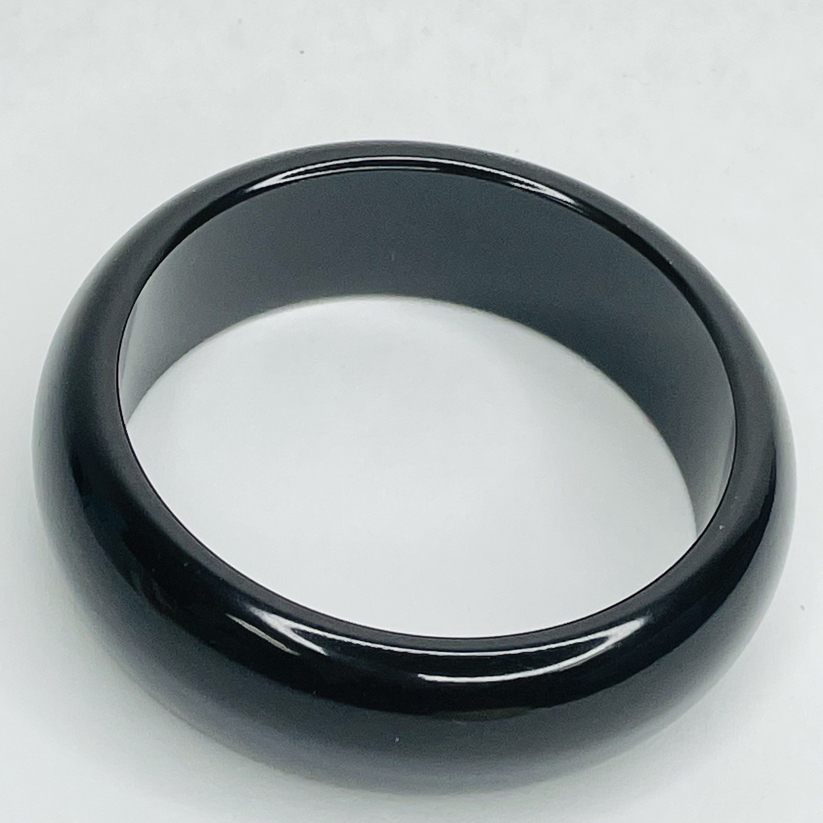 Vintage Avon Luminesque Lucite Bangle Bracelet Black Cream Moonglow Lot