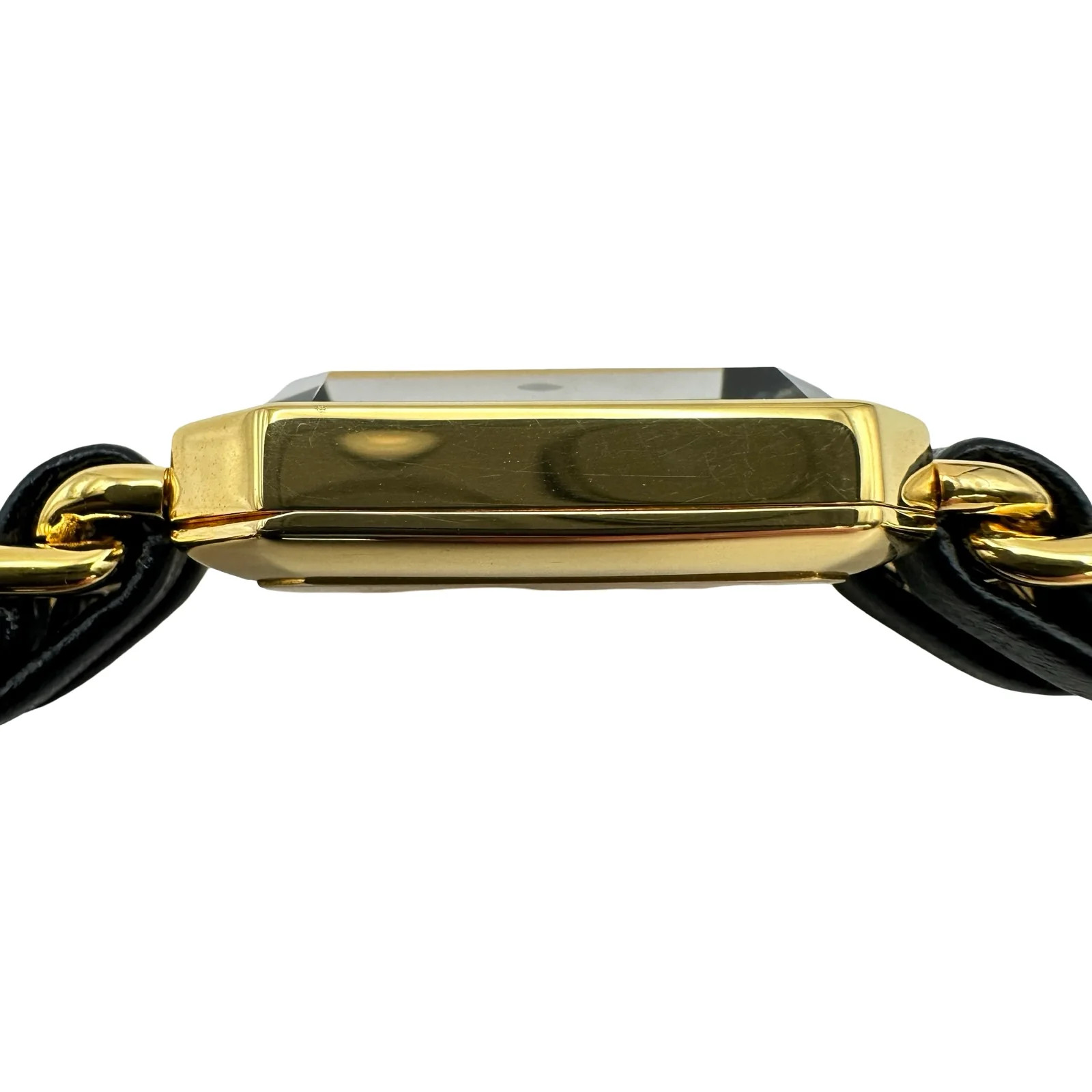 Chanel Première S H0001 20mm Gold Black Dial Quartz Watch OKW2044