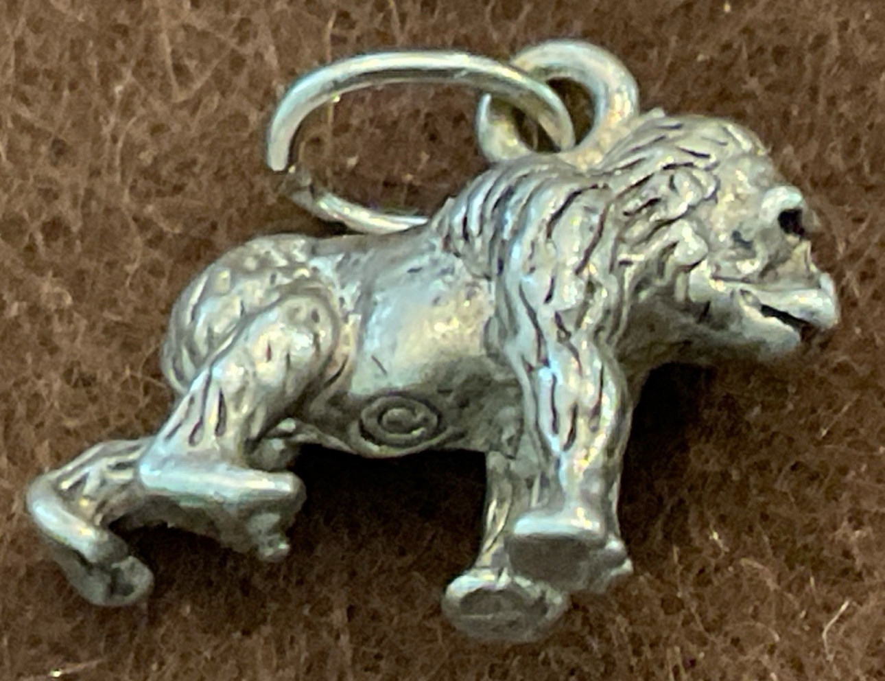 Gorilla Ape Monkey 3D Charm Pendant 925 Sterling Silver – About 2 Grams
