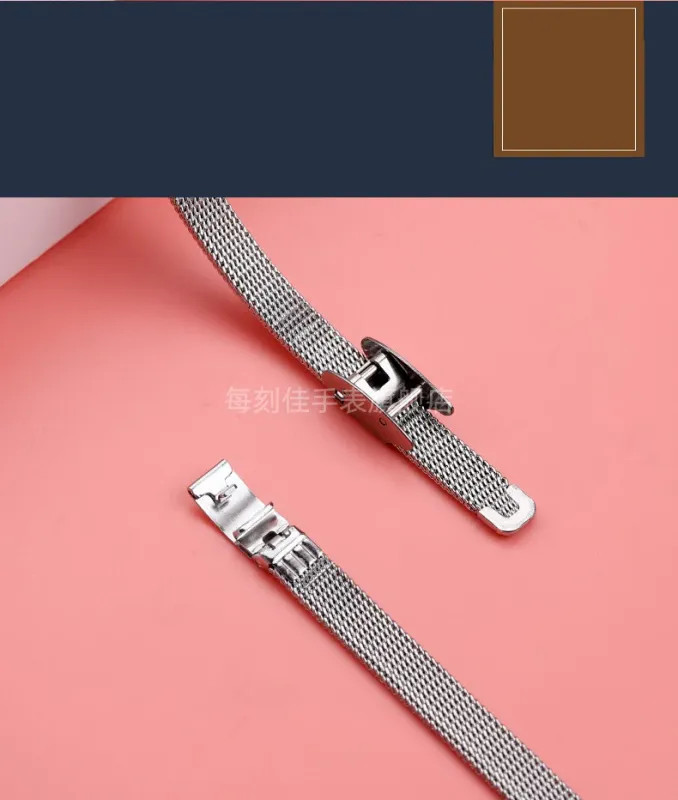Milanese Stainless Steel Watch Band 6mm 8mm 10mm 12mm 14mm