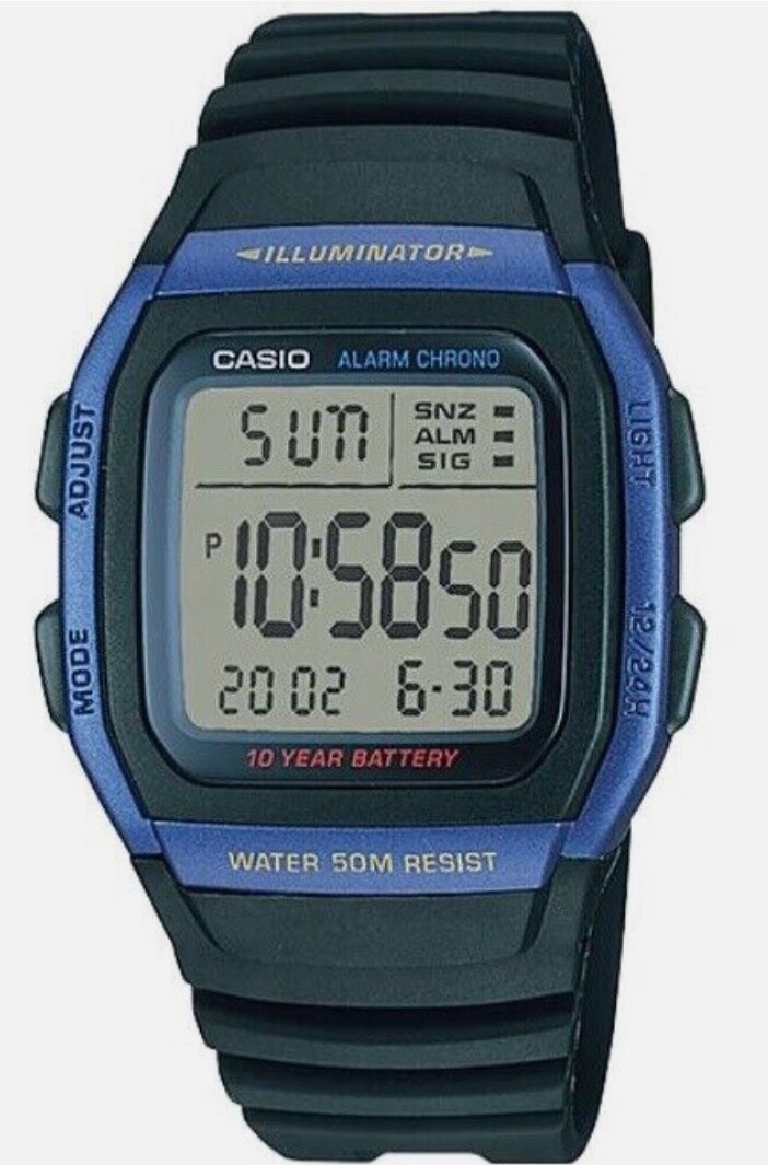 CASIO W-96H Men’s Digital Chronograph Illuminator BAND SCREW (QTY 2)