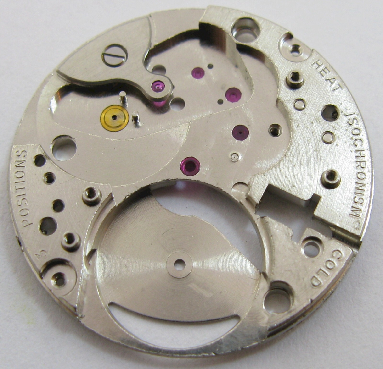 Bulova Watch Movement 10BPA 10BPAC 10BPAD + 23 j. part main plate #100