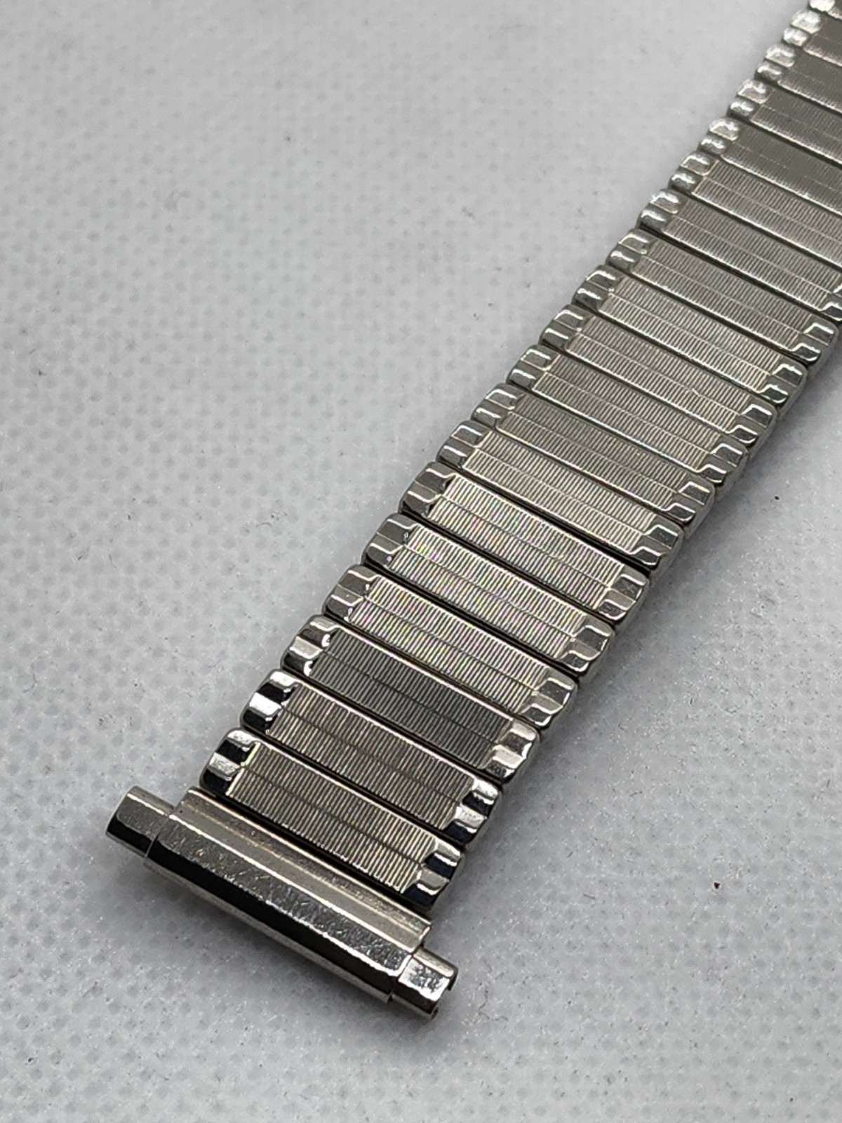 Vintage NOS Brite Calendar Expansion Watch Band-Stainless W/17-21mm Straight End