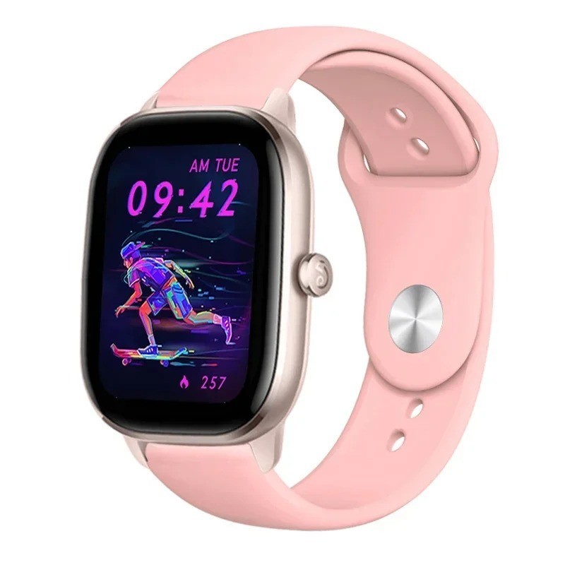20mm 22mm Silicone Watch Band for Amazfit GTR GTS Bip Sport Strap