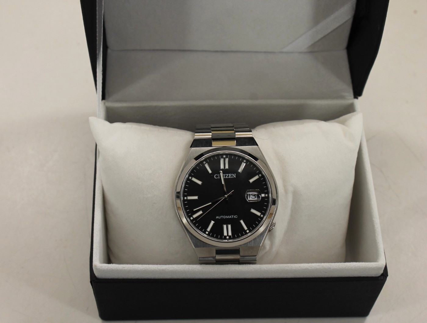 Citizen NJ0150-56E Men’s Tsuyosa Stainless Steel Black Automatic Watch