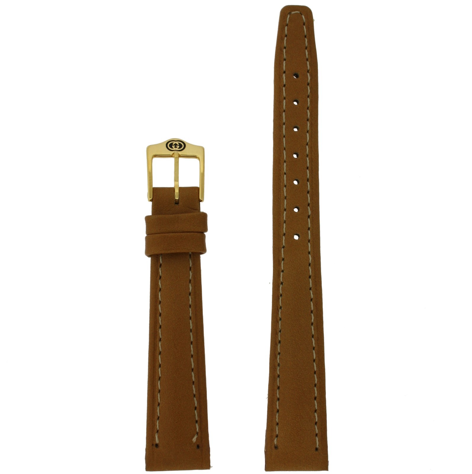 Gucci Watch Strap 13mm Tan Brown Burgundy models 2200L 3000L 3800L Genuine