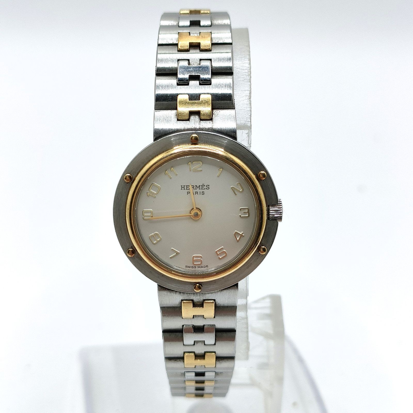 Hermes Watch 24mm Womens Whites X gold 2282434
