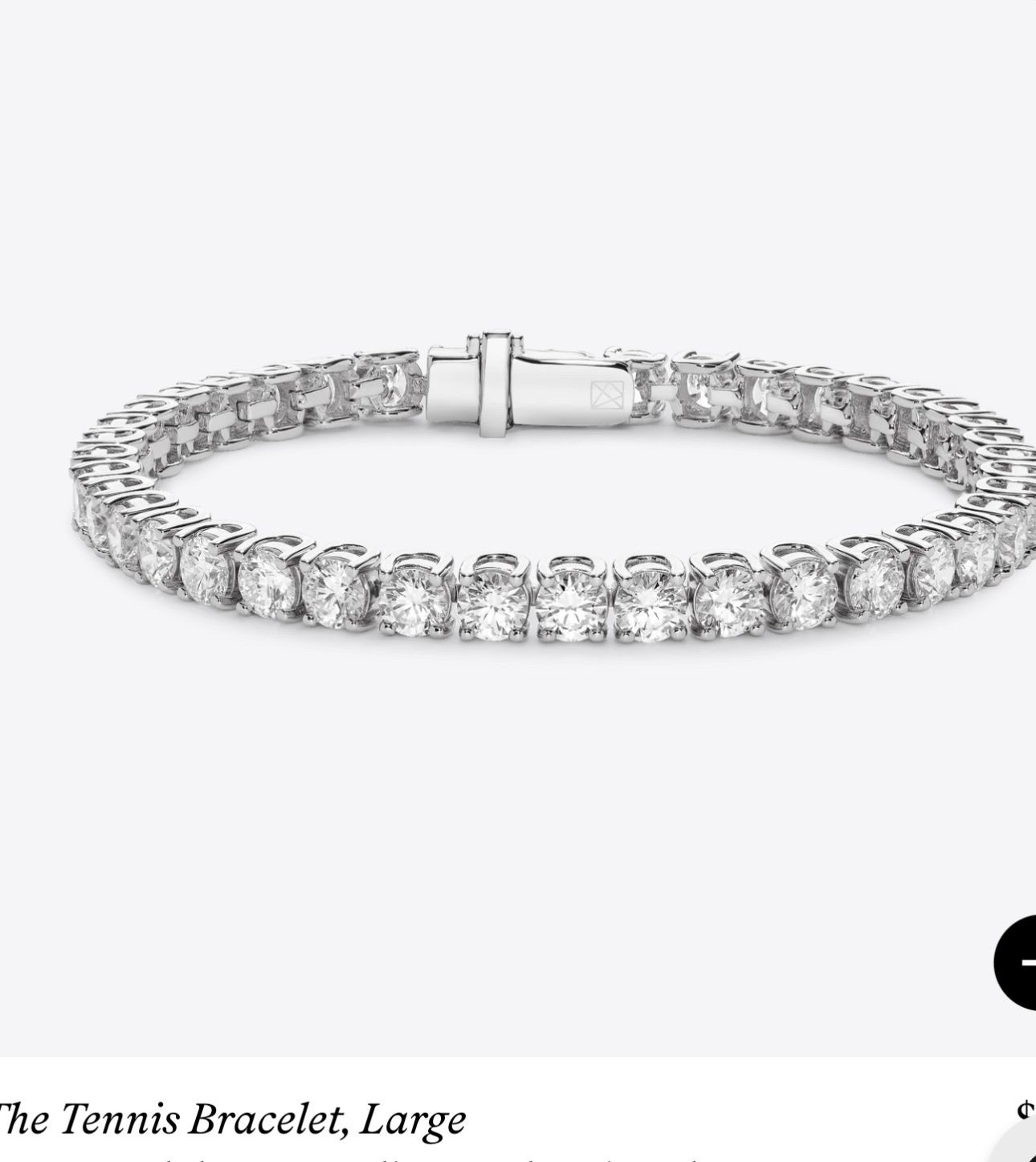 7 Carat TW Round Lab Grown Diamond 7″ Tennis Bracelet 14k White Gold D VS