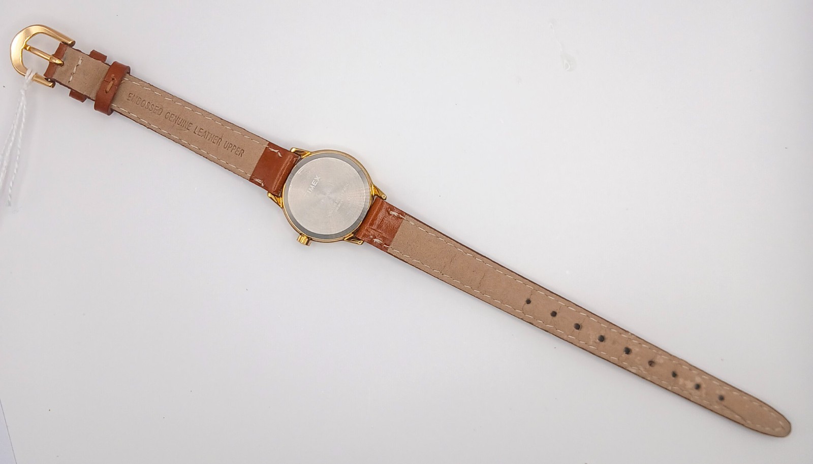 *New Battery*Timex Indiglo T2J761 7.25inch Genuine Leather Wrist Watch for Women