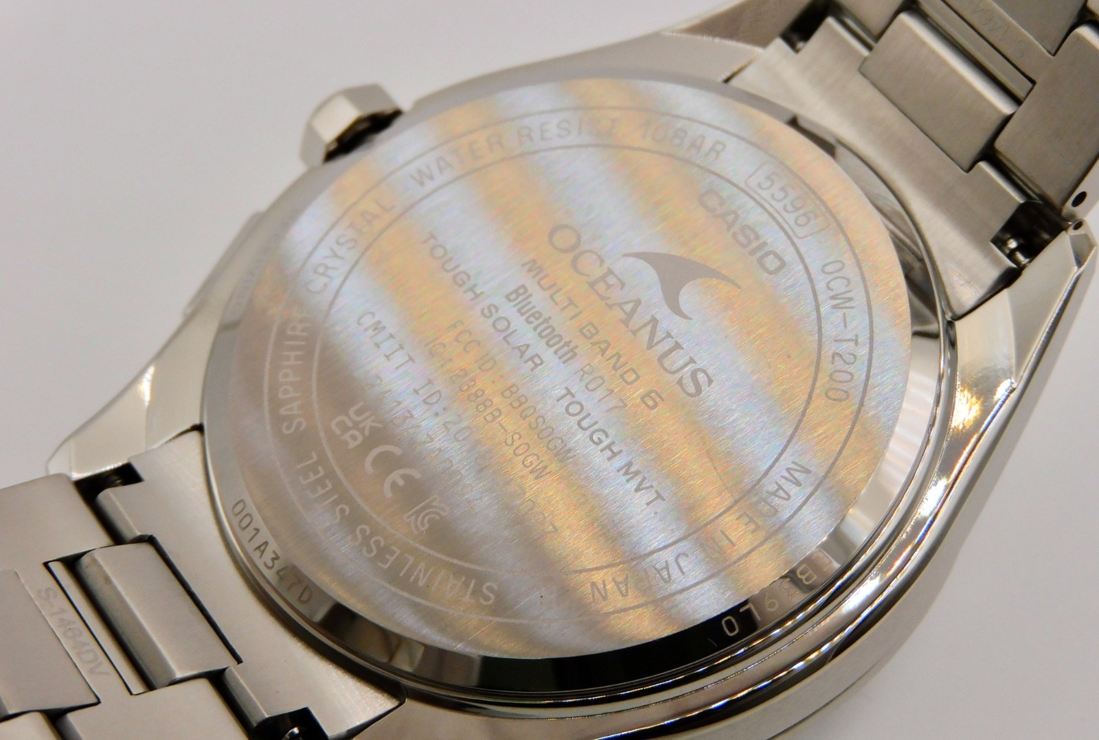 NEW CASIO OCEANUS OCW-T200S-1AJF Bluetooth Solar Radio Watch New in Box