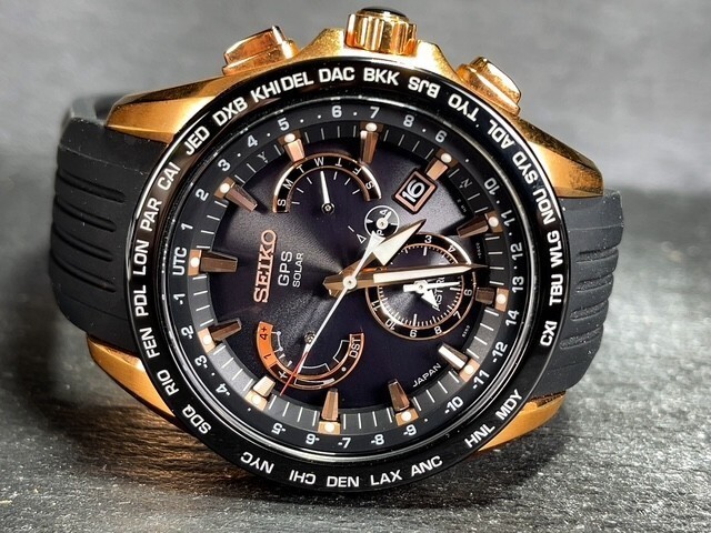 [N MINT] SEIKO Astron SBXB055/8X53-0AC0-2 Solar Powered Radio Men’s Watch