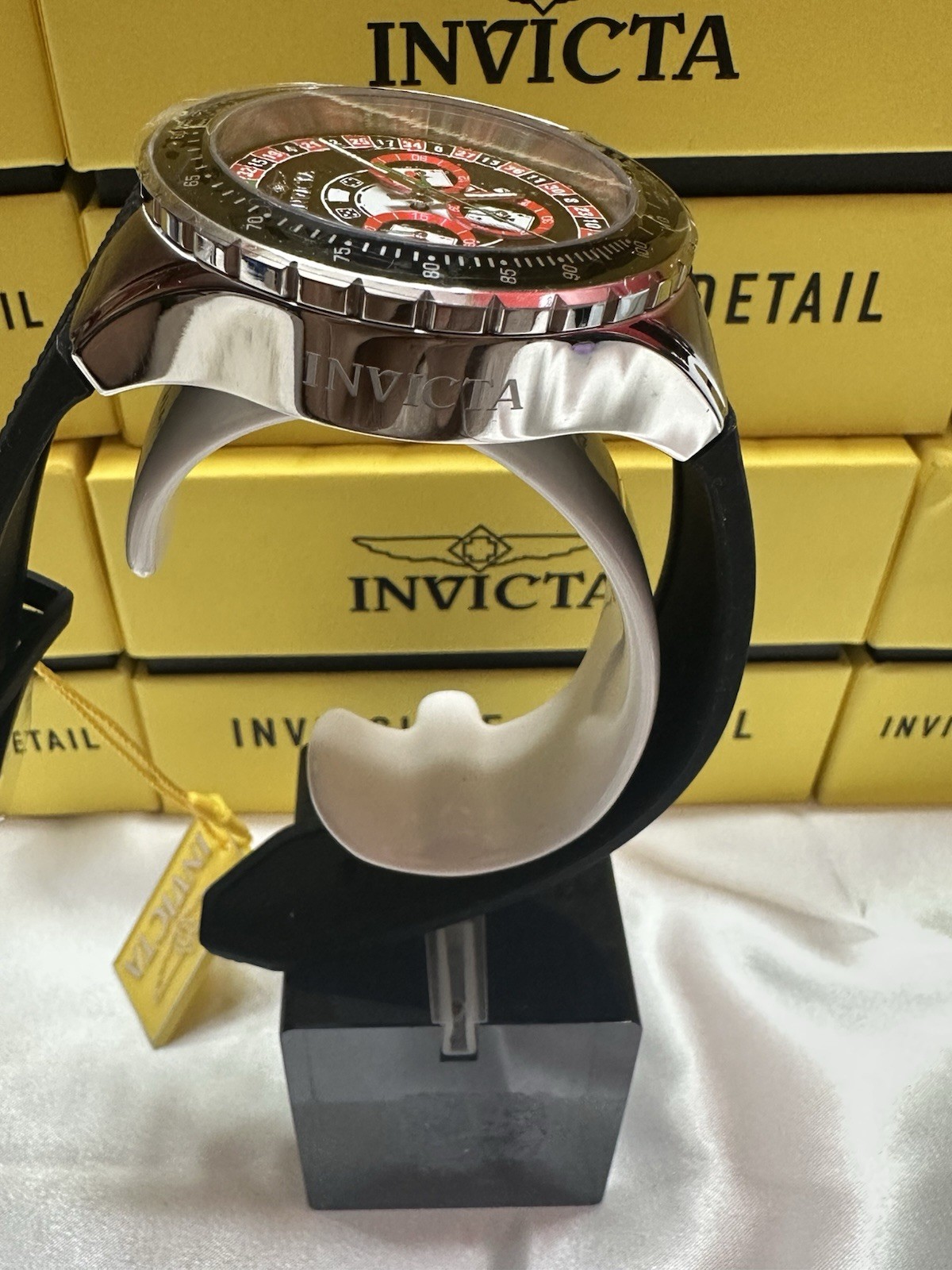 Invicta Aviator Monte Carlo 49850 Men’s 50mm Black Chronograph Quartz Watch NWT