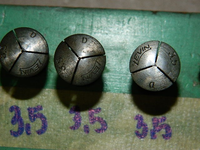 LEVIN 10MM Lathe D Collets 2.5 3.5 4.5 7.5 8.5 SELECT 1 – PER LOT in DETAILS