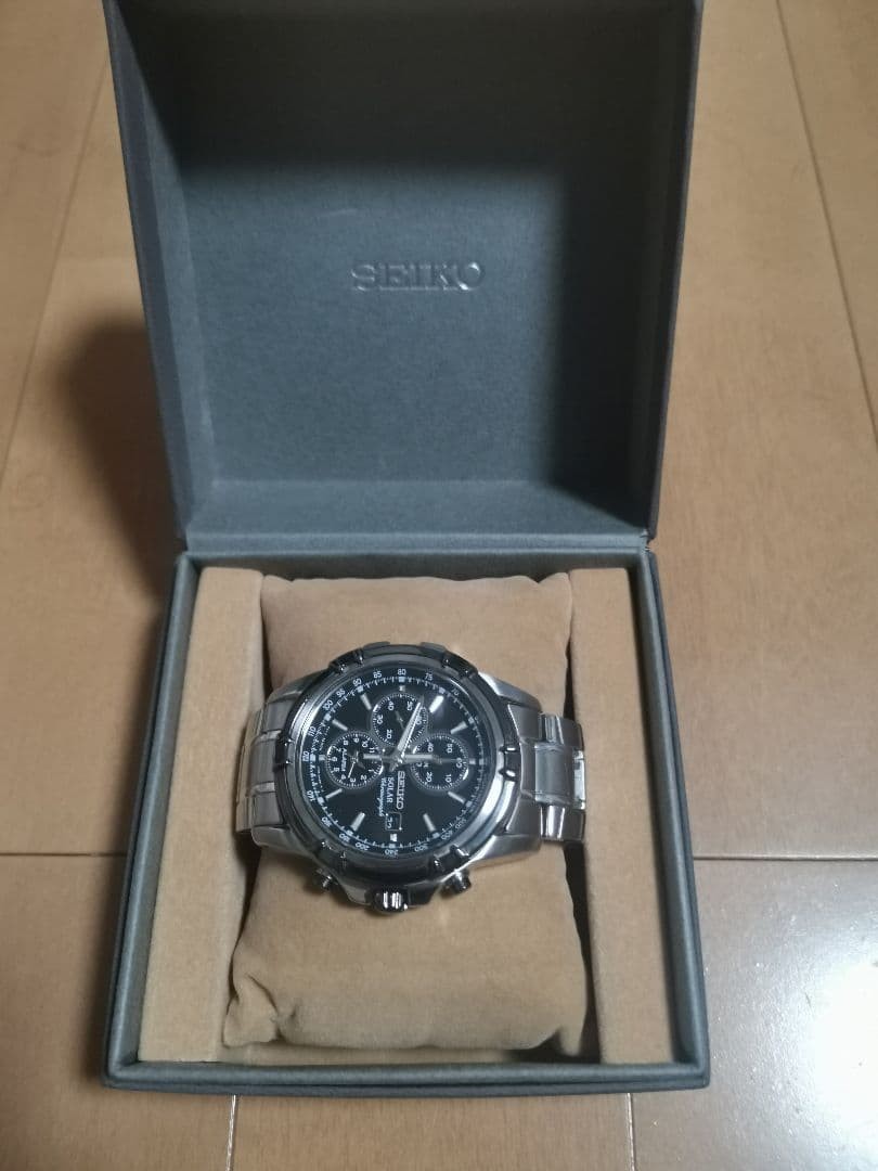 SEIKO SOLAR Chronograph SSC147PC
