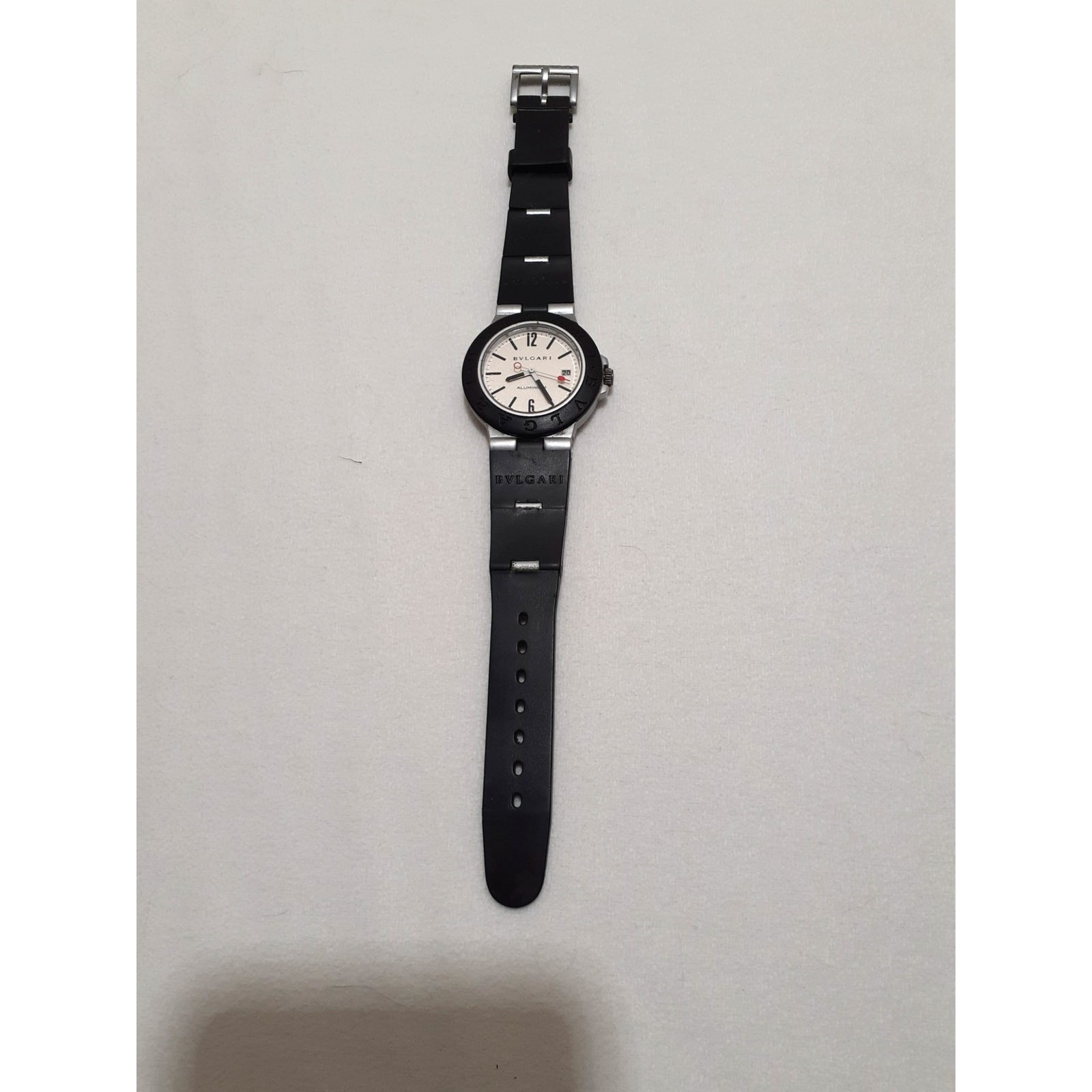 BVLGARI Aluminum Men’s Wristwatch Model AL38A Swiss Made