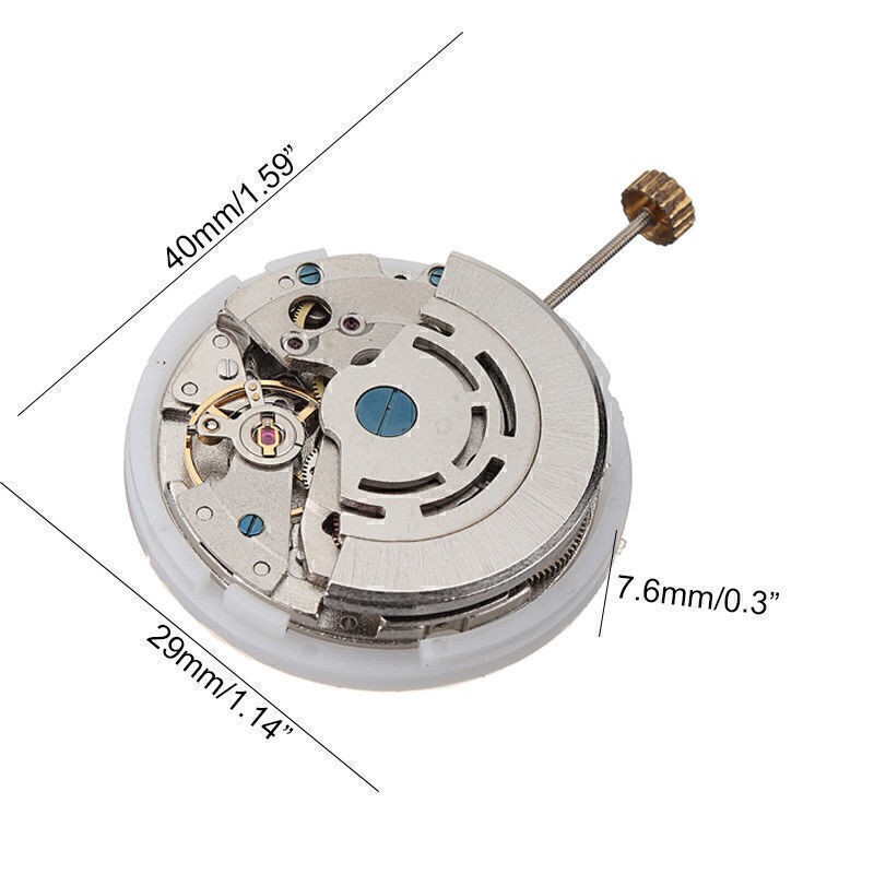 Jewels 2813 8205 Automatic Watch Movement Day Date High Accuracy Dual Calendar